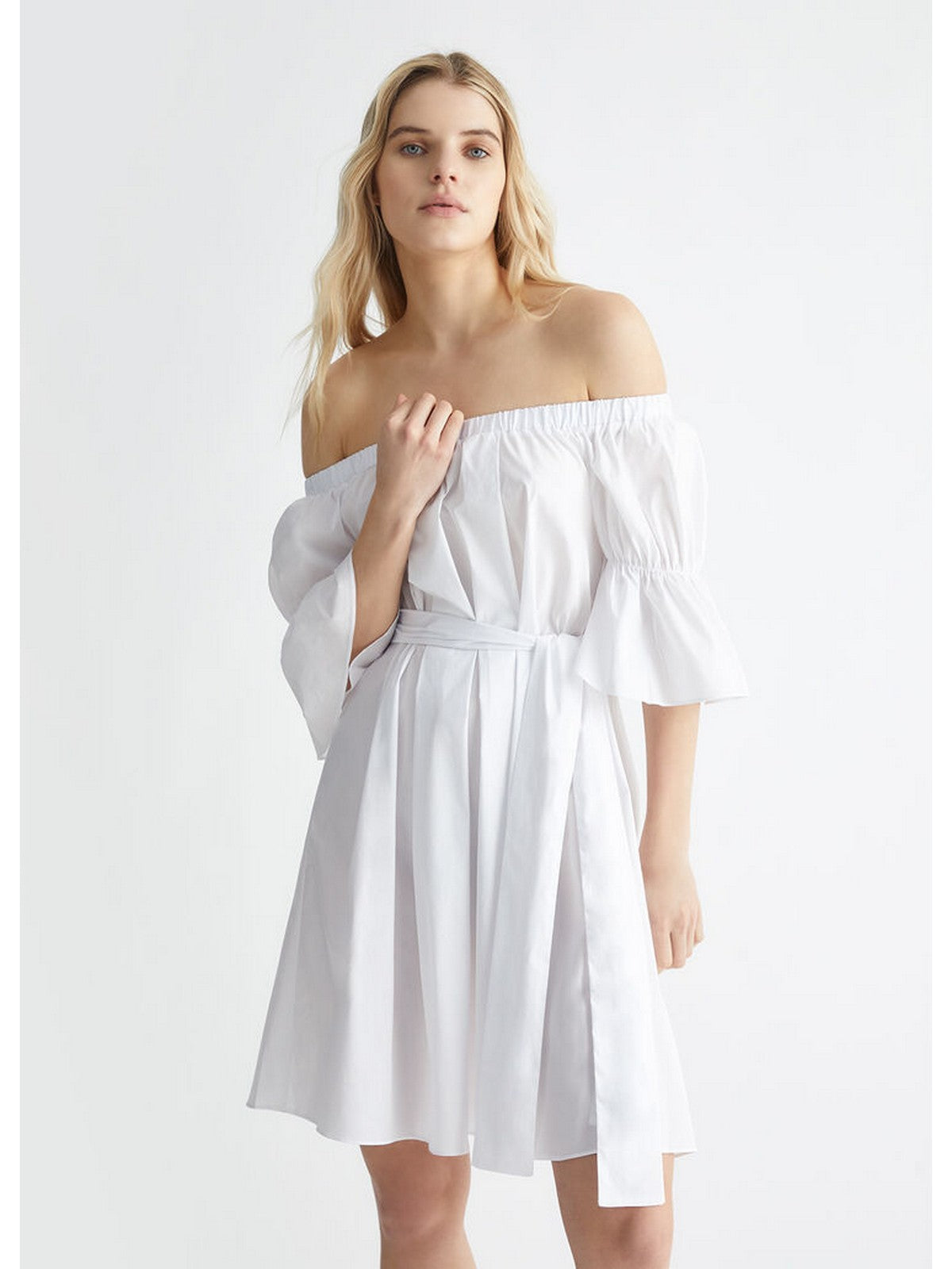 LIU JO BEACHWEAR Abito Donna VA4096T3330 11110 Bianco gioboutiqueweb