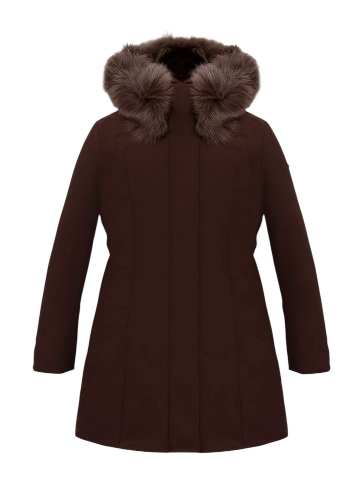 REFRIGIWEAR Piumino Donna LADY TECH/1 FUR JACKET W99108 XT3790 H01419 COFFEE