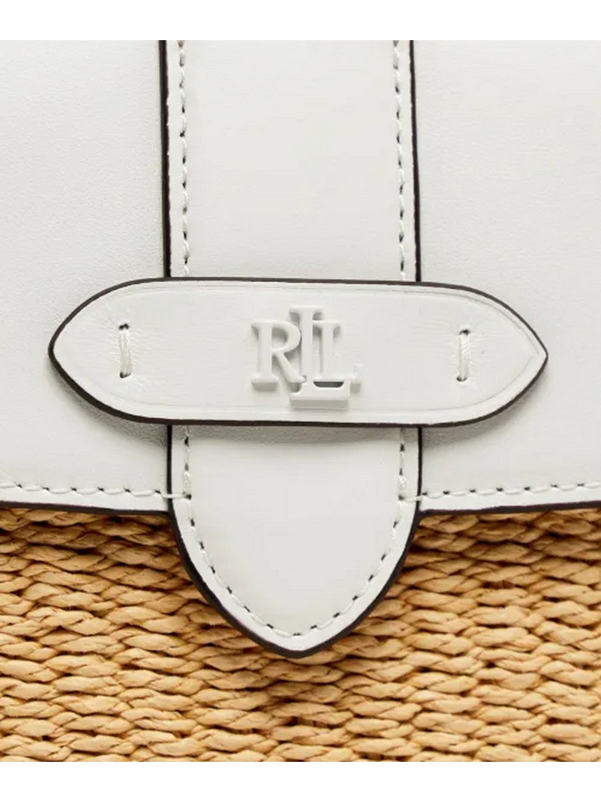 LAUREN RALPH LAUREN Borsa Donna LYNDEN-SHOULDER BAG-SMALL 431P10158 002 NATURAL/WHITE