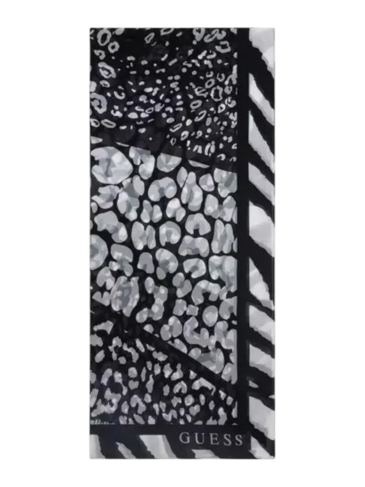 GUESS Foulard Donna SCARF 80X190 AW5245 POL03 BLA Nero gioboutiqueweb