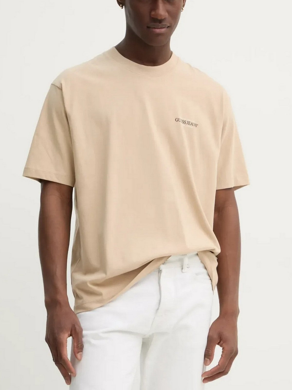 GUESS T-shirt Uomo GJ SS CN OS AMERICAN TRAD TEE M4BI75 K8FQ4 A117 SAFARI TAN