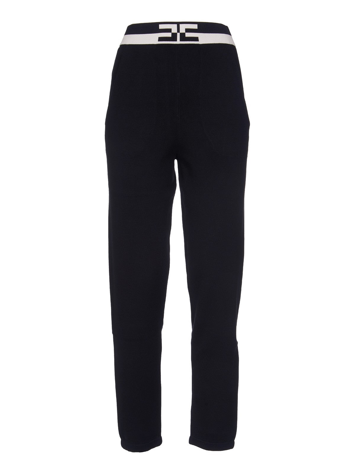 ELISABETTA FRANCHI Pantalone Donna KP62S46E2 685 Nero gioboutiqueweb