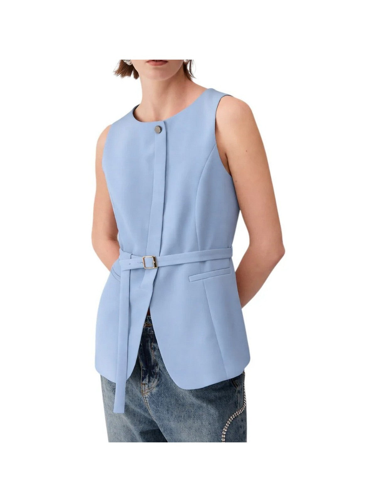 LIU JO WHITE Gilet Donna WA6209TS896 44121 Blue bell
