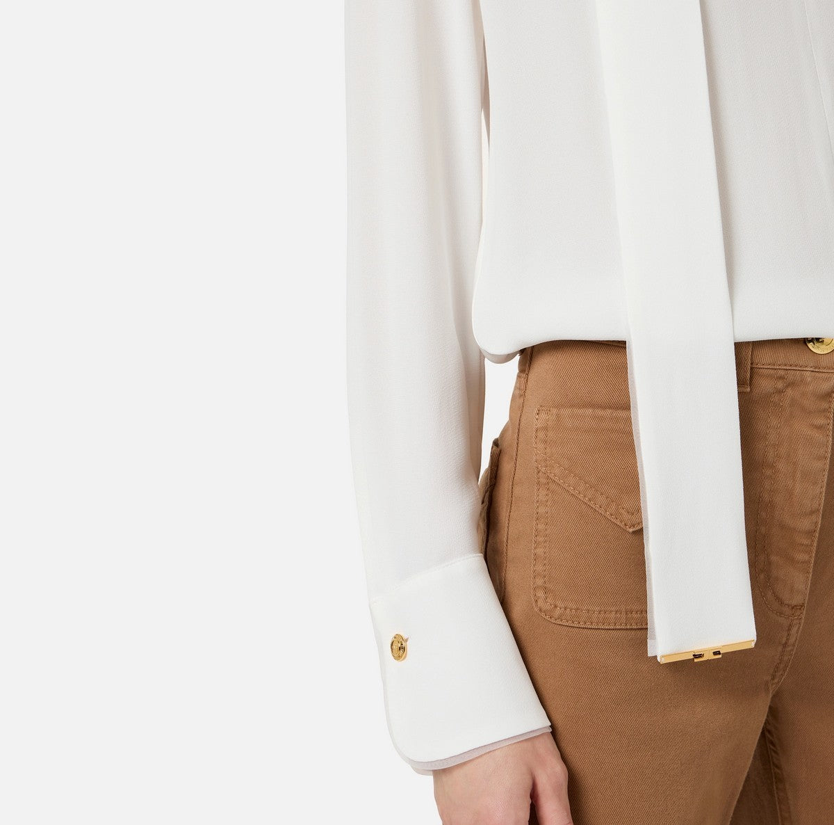 ELISABETTA FRANCHI Camicia Donna CA14661E2 360 Avorio