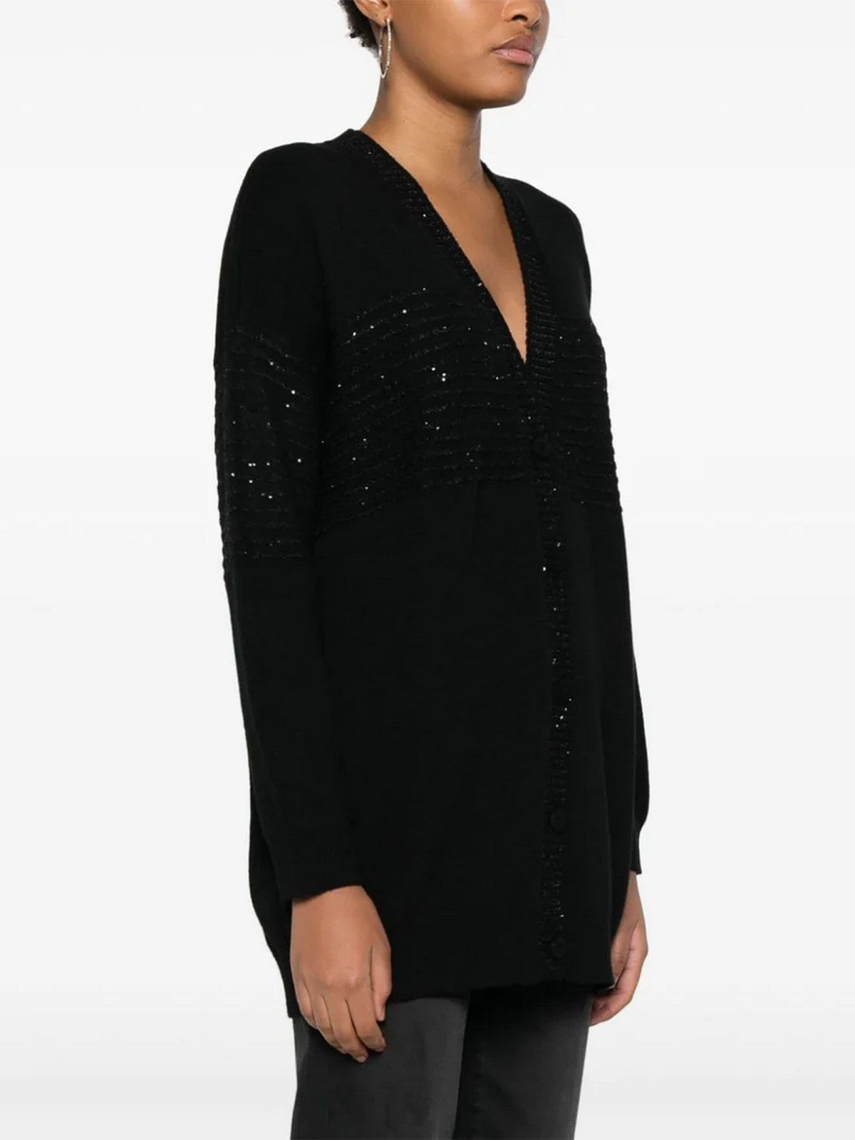 TWINSET Cardigan Donna 242TP3273 00006 Nero gioboutiqueweb