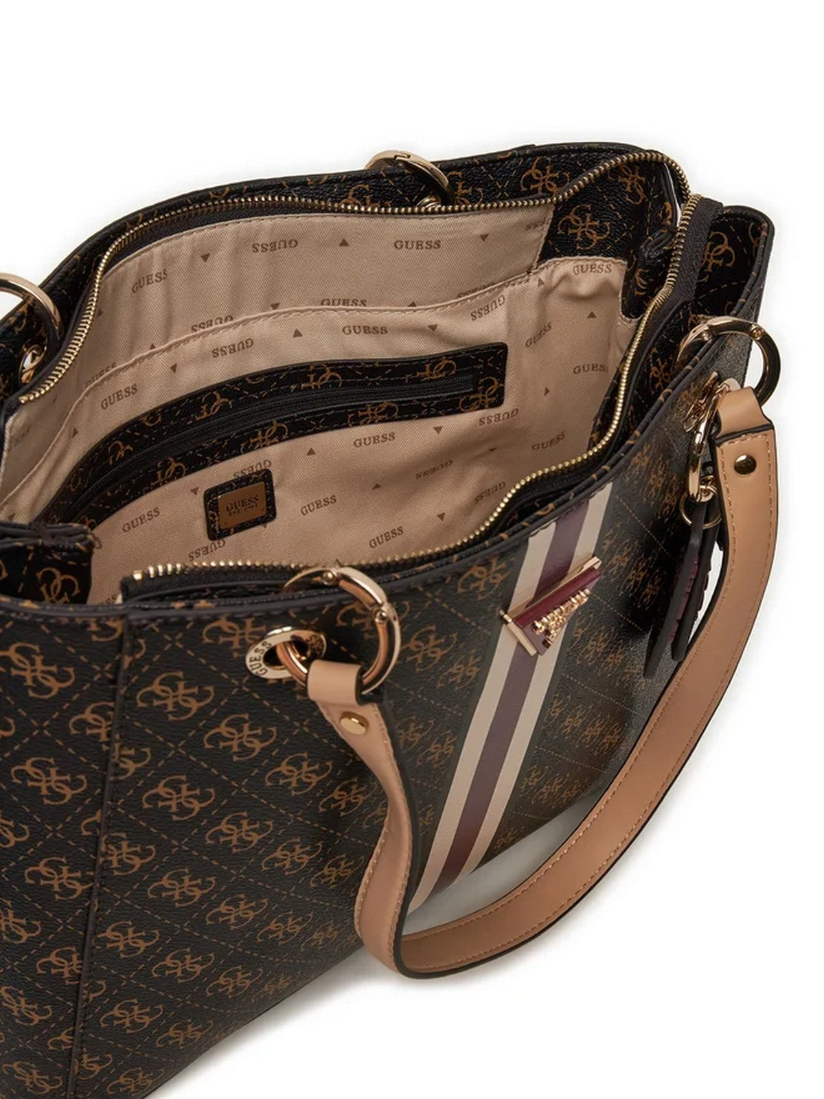 Zgadnij, że kobieta torba Katey Flap ramię HWQS78 79250 BNL MARRONE