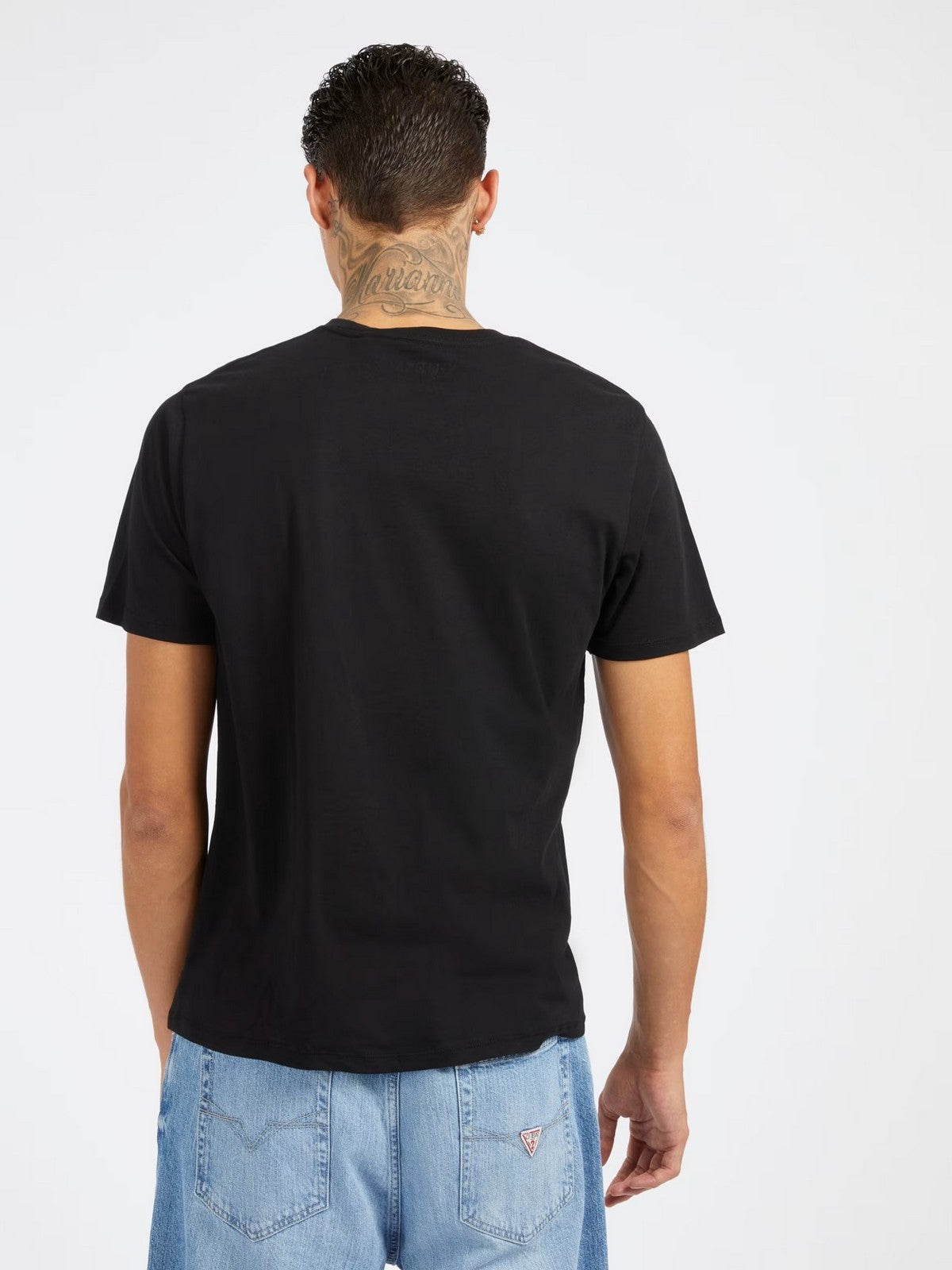 Ratet T-Shirts und Herren Pole BSC Tri Scar M4RI62 K9RM1 JBLK Schwarz