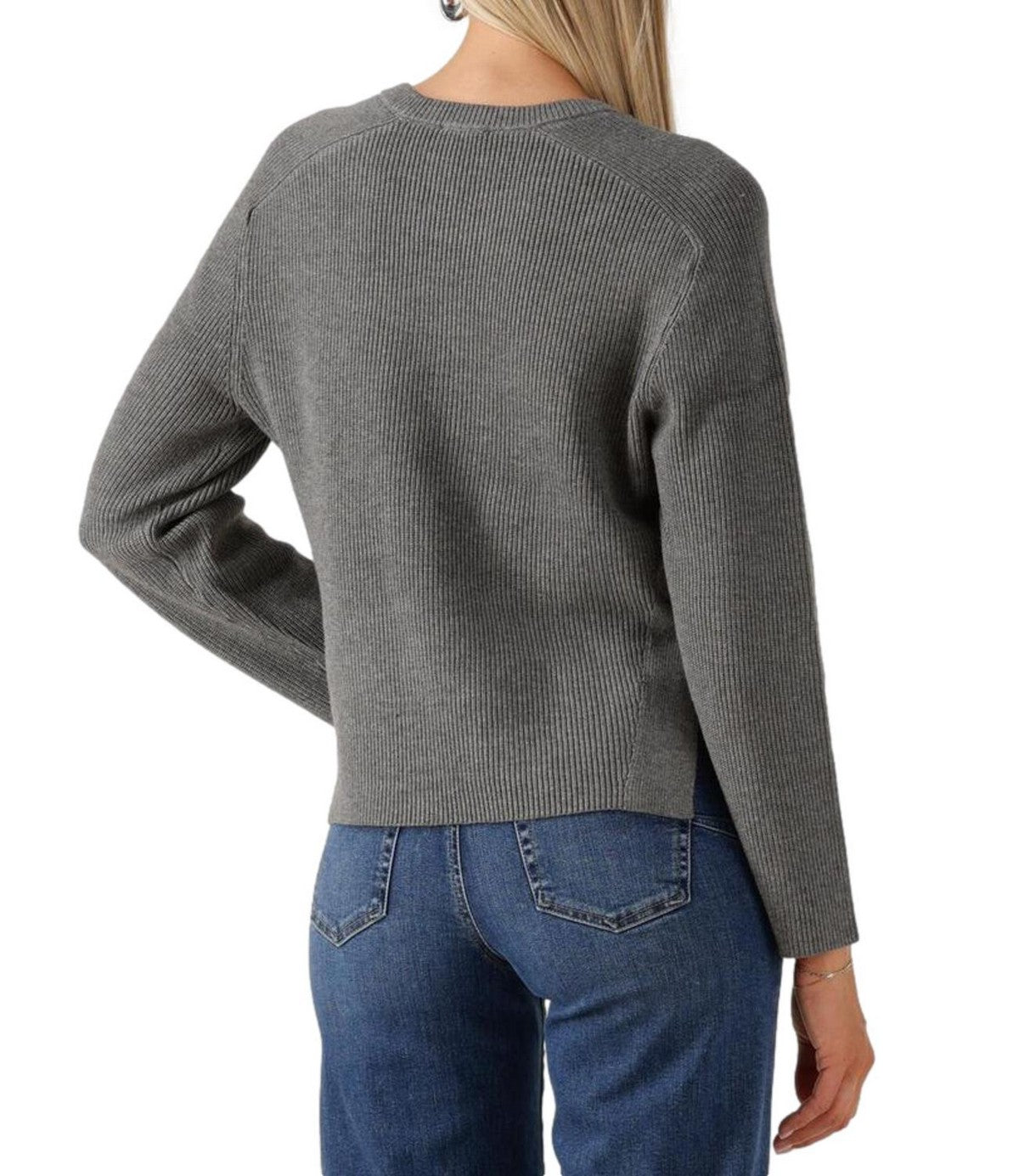 LIU JO WHITE Maglione Donna MF5396MS99E 02050 GRIGIO MD.MELANGE