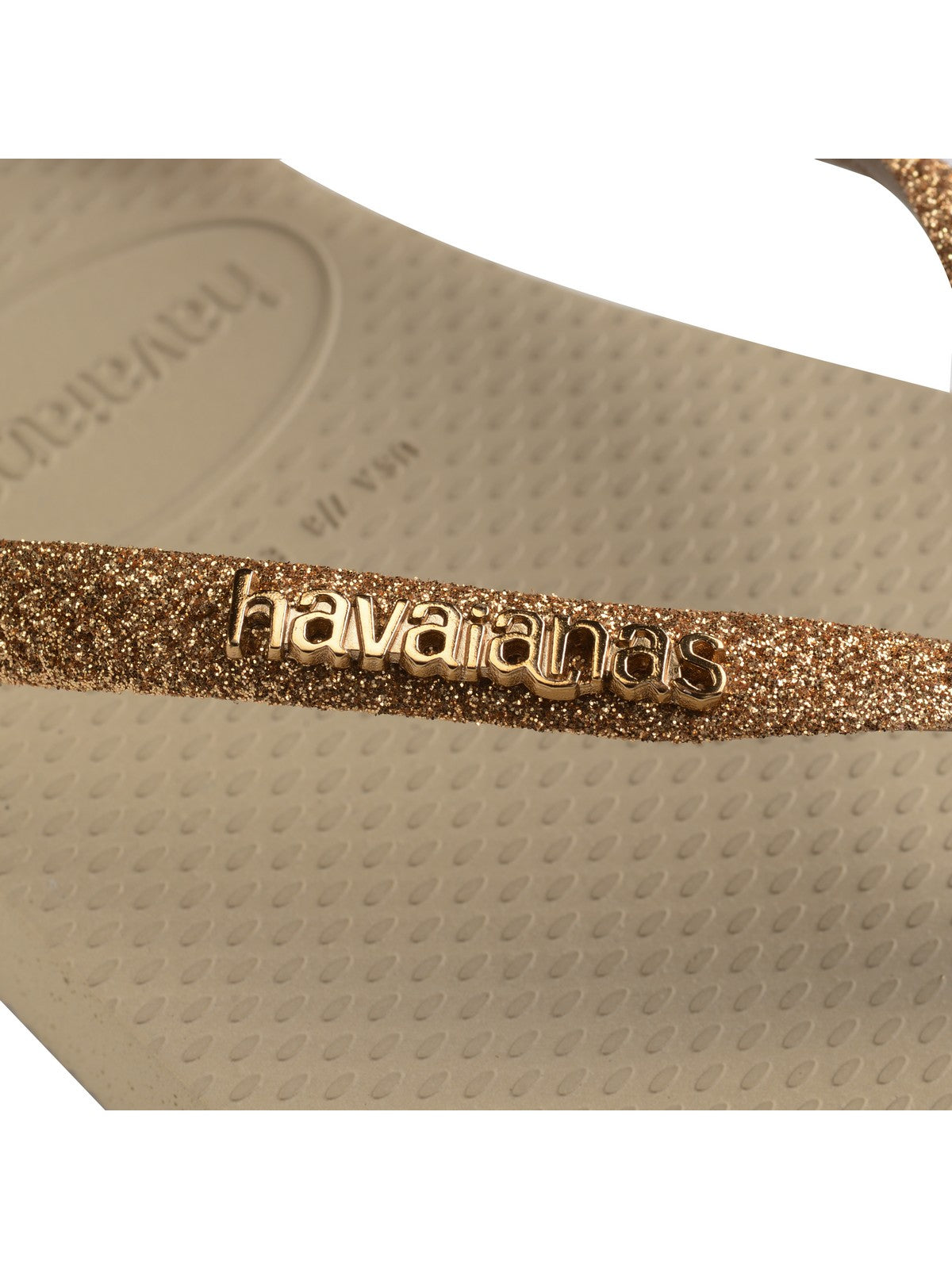 HAVAIANAS Infradito Bambine e ragazze Hav. Slim Glitter II 4146975.9177 SAND/GOLDEN LIGHT METALICO gioboutiqueweb