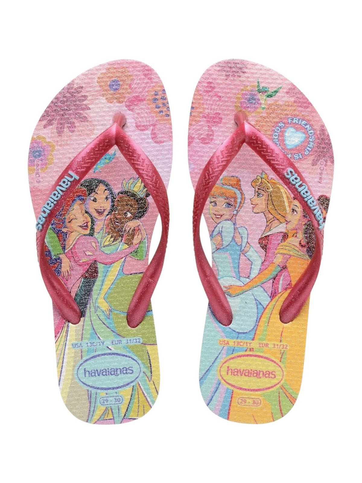 HAVAIANAS Infradito Bambine e ragazze Hav. Kids slim princess 4123328.9321 Rosa
