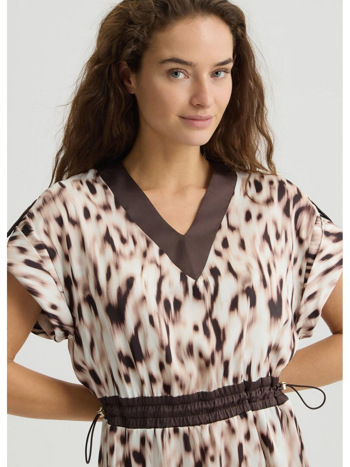 LIU JO SPORT Abito Donna TA5194TS964 M9064 Natural beige/moro gioboutiqueweb