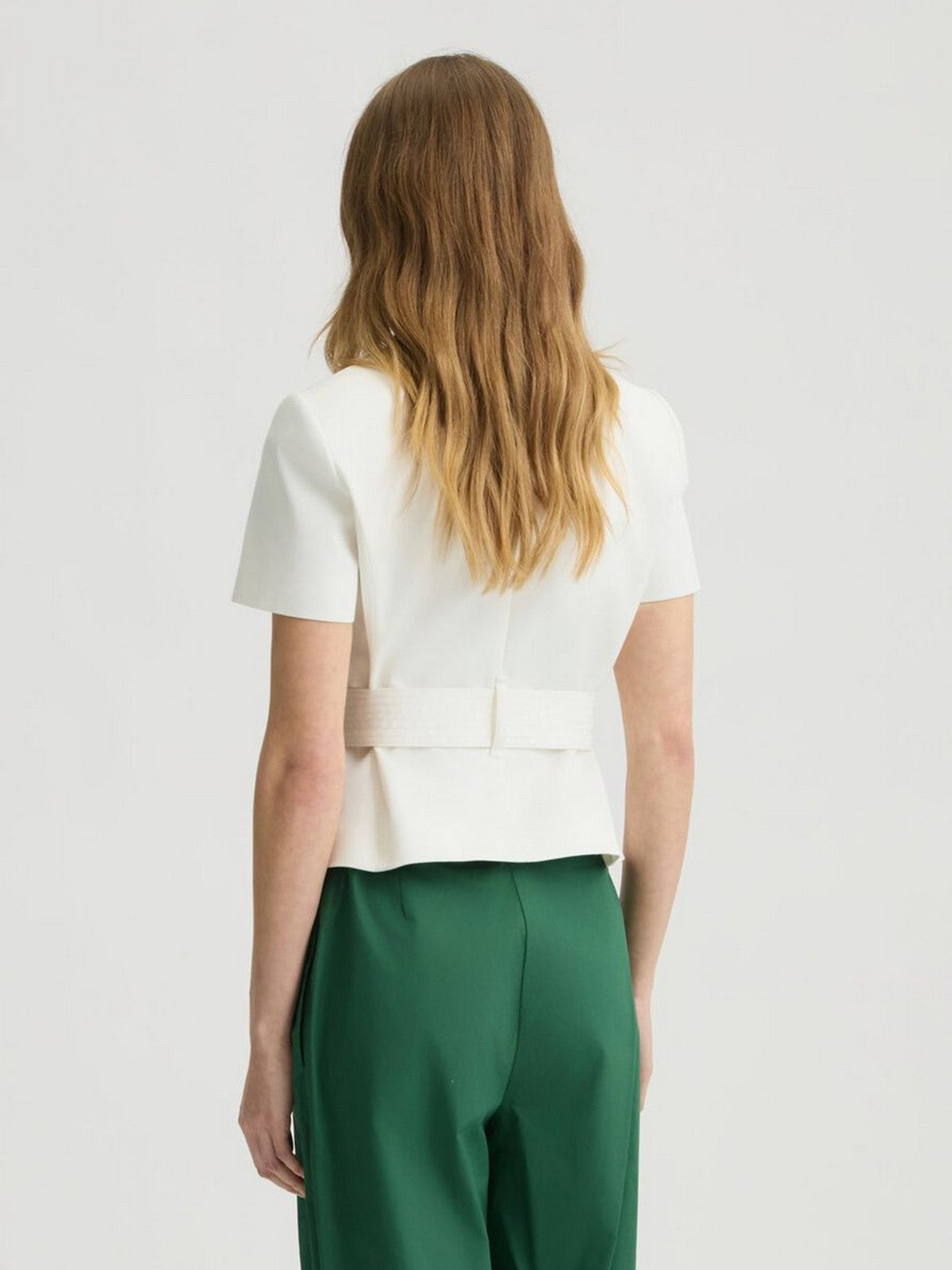 LIU JO BLACK Giacca Donna CA5286T4691 X0256 Bianco gioboutiqueweb