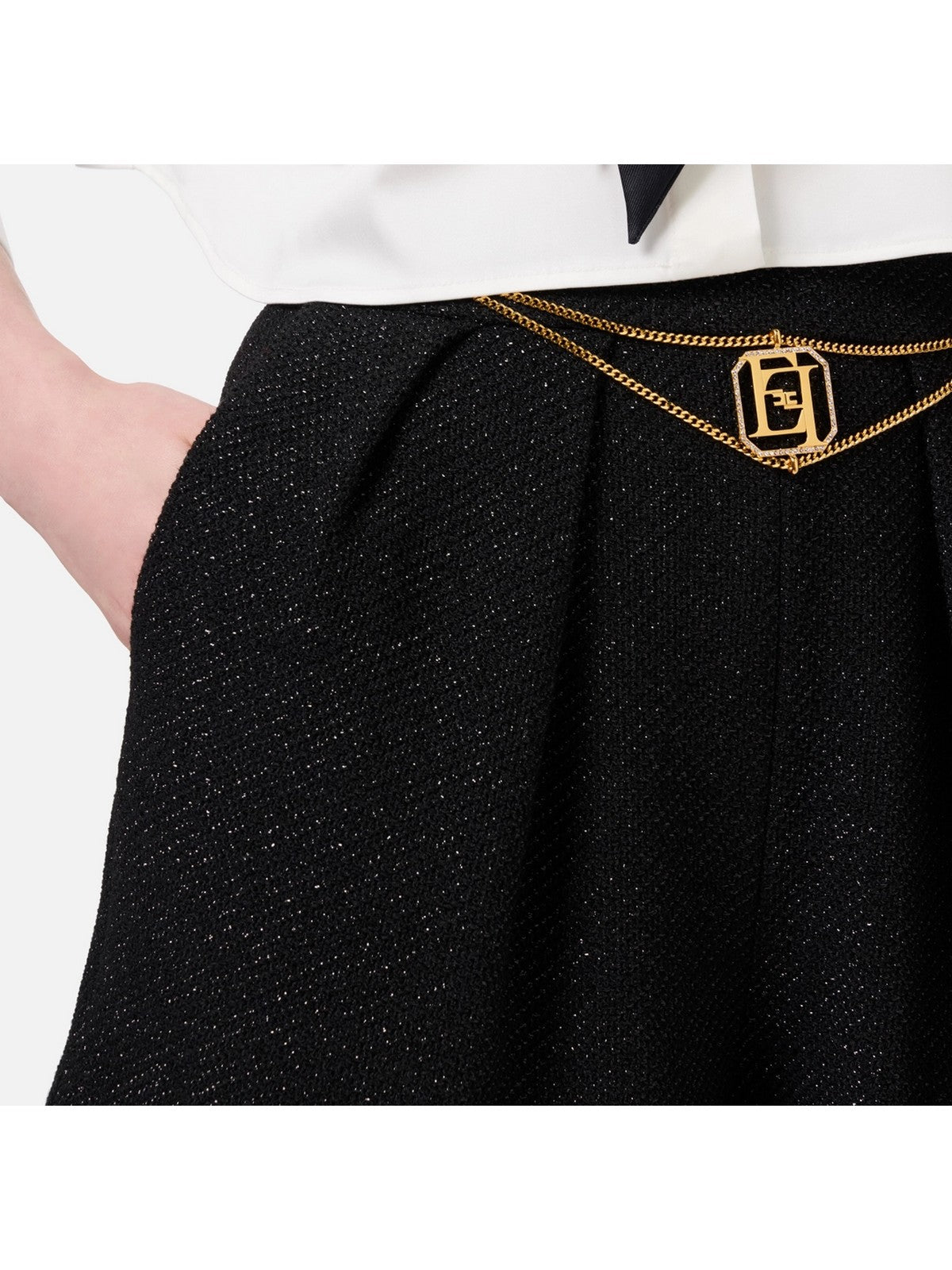 ELISABETTA FRANCHI Pantaloncino Donna SH00947E2 110 Nero