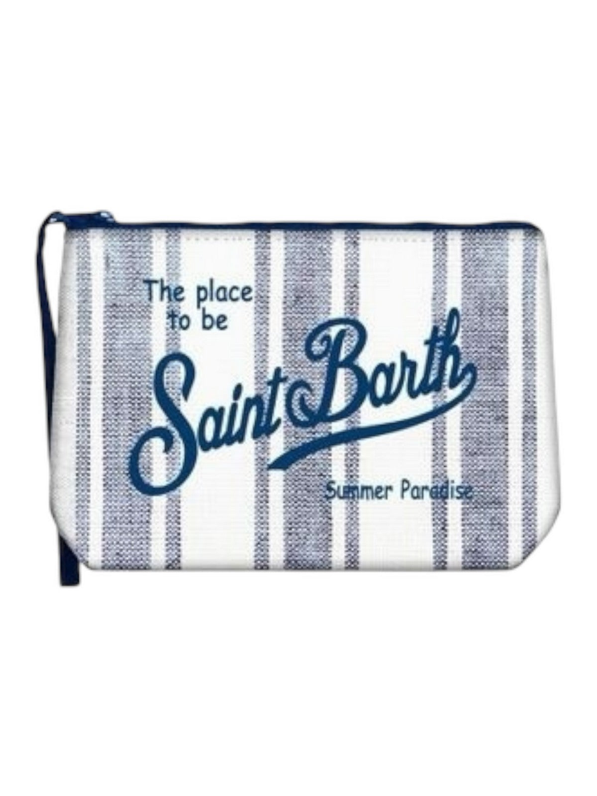 MC2 SAINT BARTH Pochette Donna ALINE LINEN 01995H LINEN BEACH STRIPES V 61 gioboutiqueweb