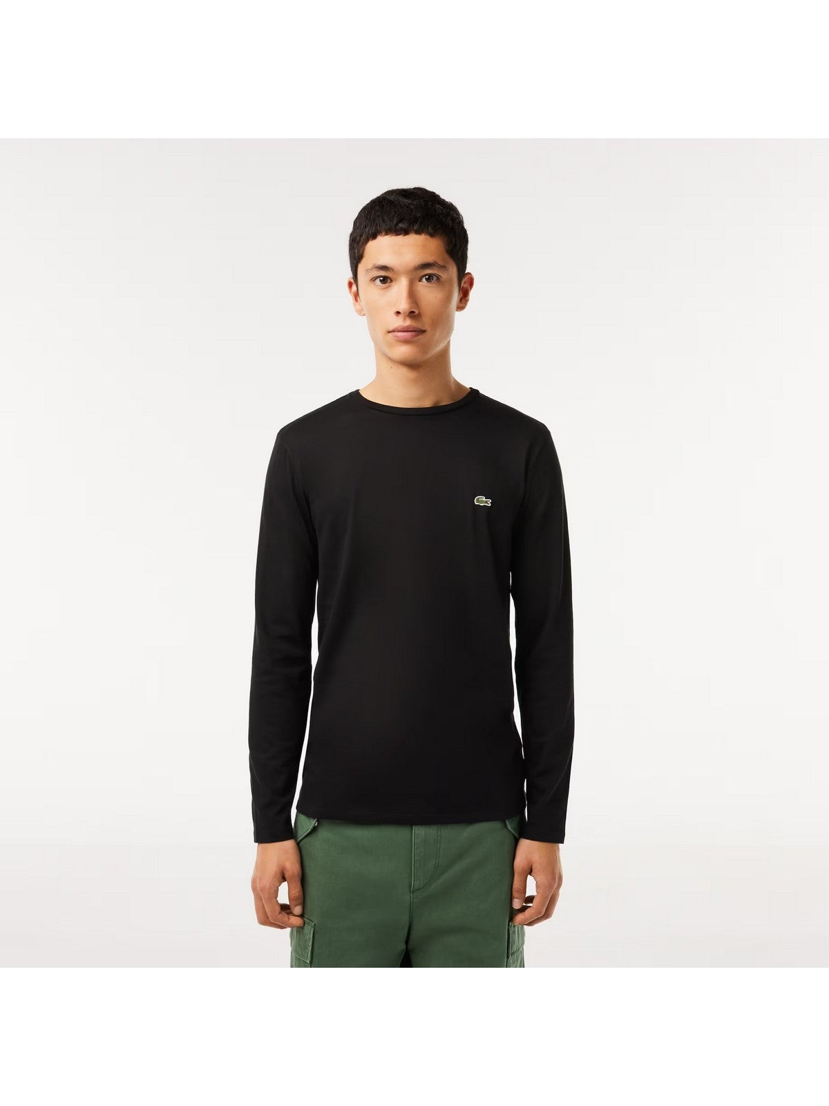 Lacoste T-shirts and men's pole Th6712 031 Black