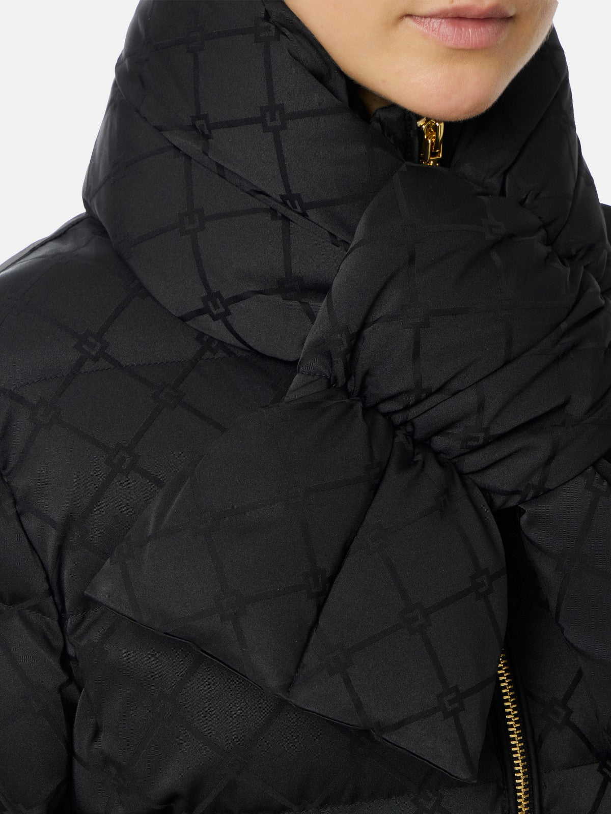 ELISABETTA FRANCHI Piumino Donna PI83D56E2 110 Nero gioboutiqueweb