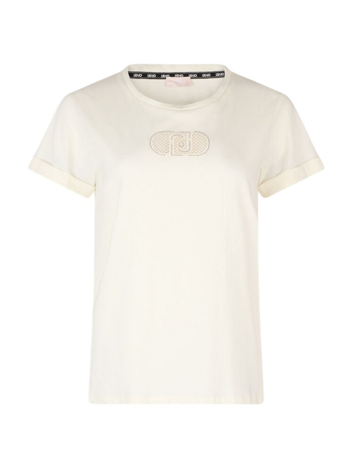 LIU JO SPORT T-shirt Donna TA5180JS923 M9248 White m.LJ holed gioboutiqueweb