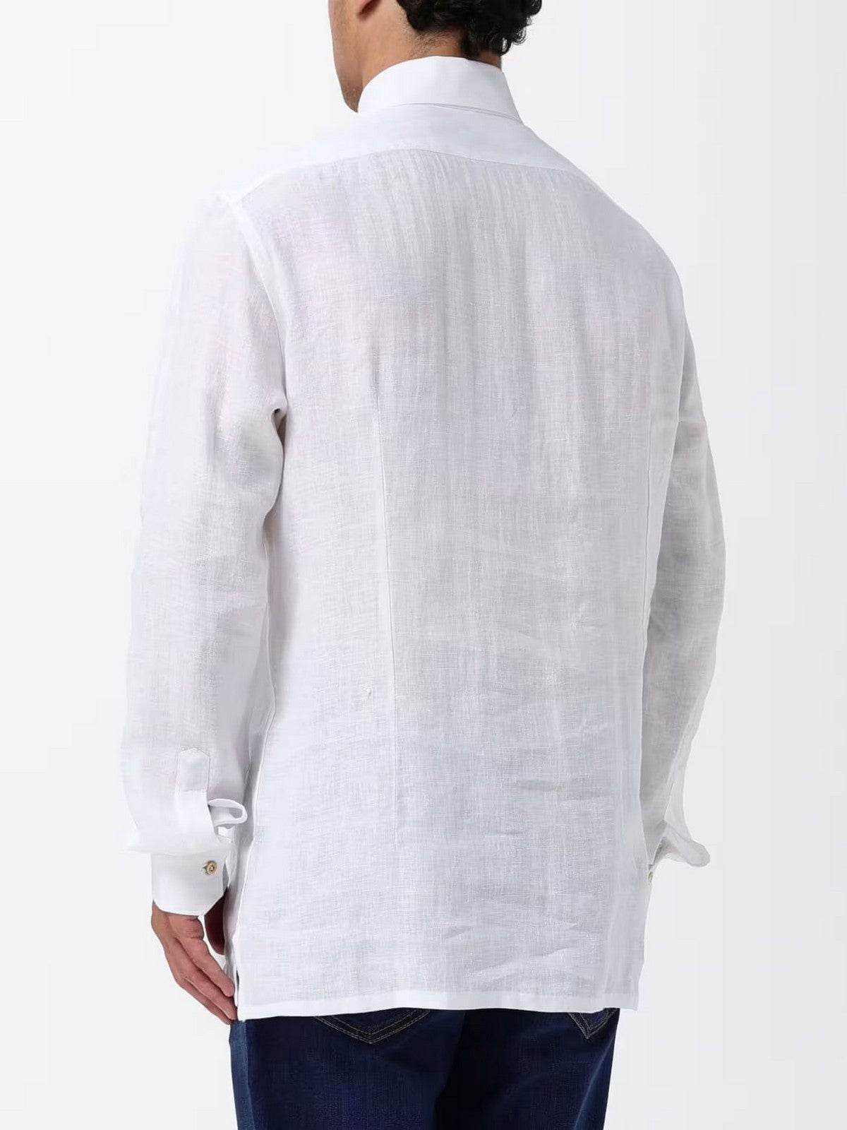 KITON Camicia Uomo UMCNERH0969002001 WHITE