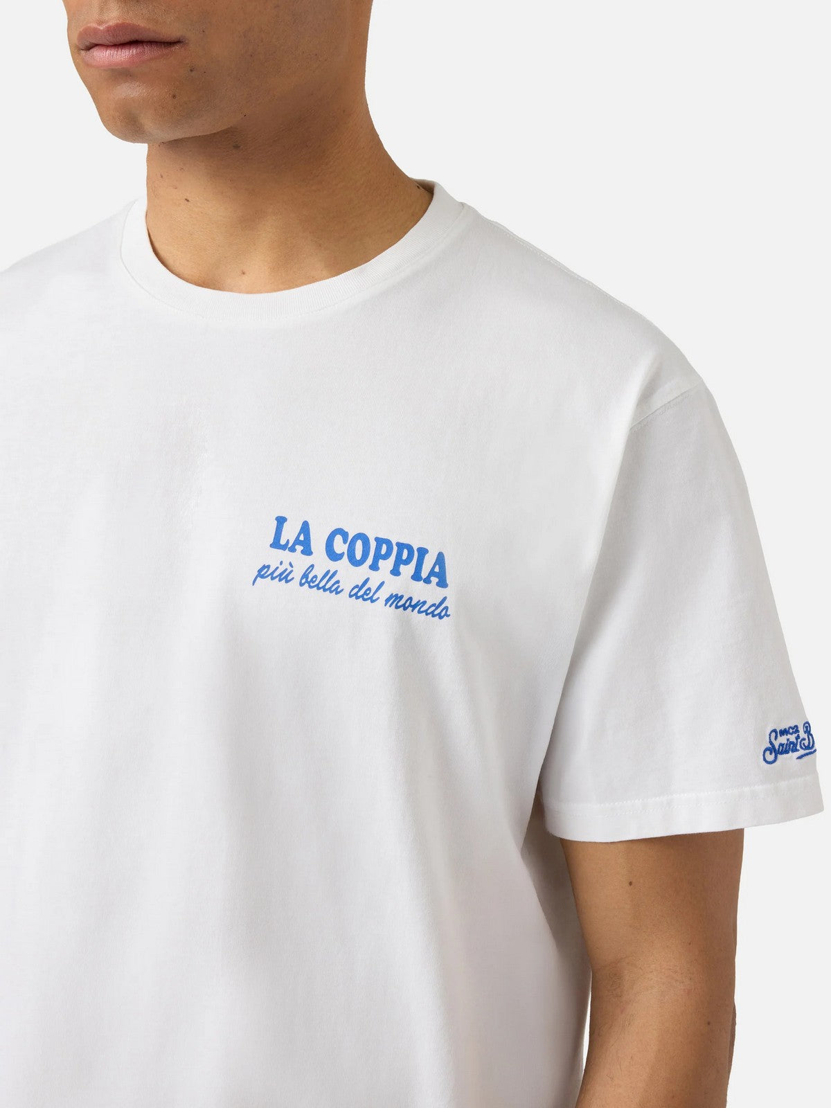 MC2 SAINT BARTH T-shirt Uomo PORTLAND 04568L COPPIA SCHWEPPES 01N gioboutiqueweb