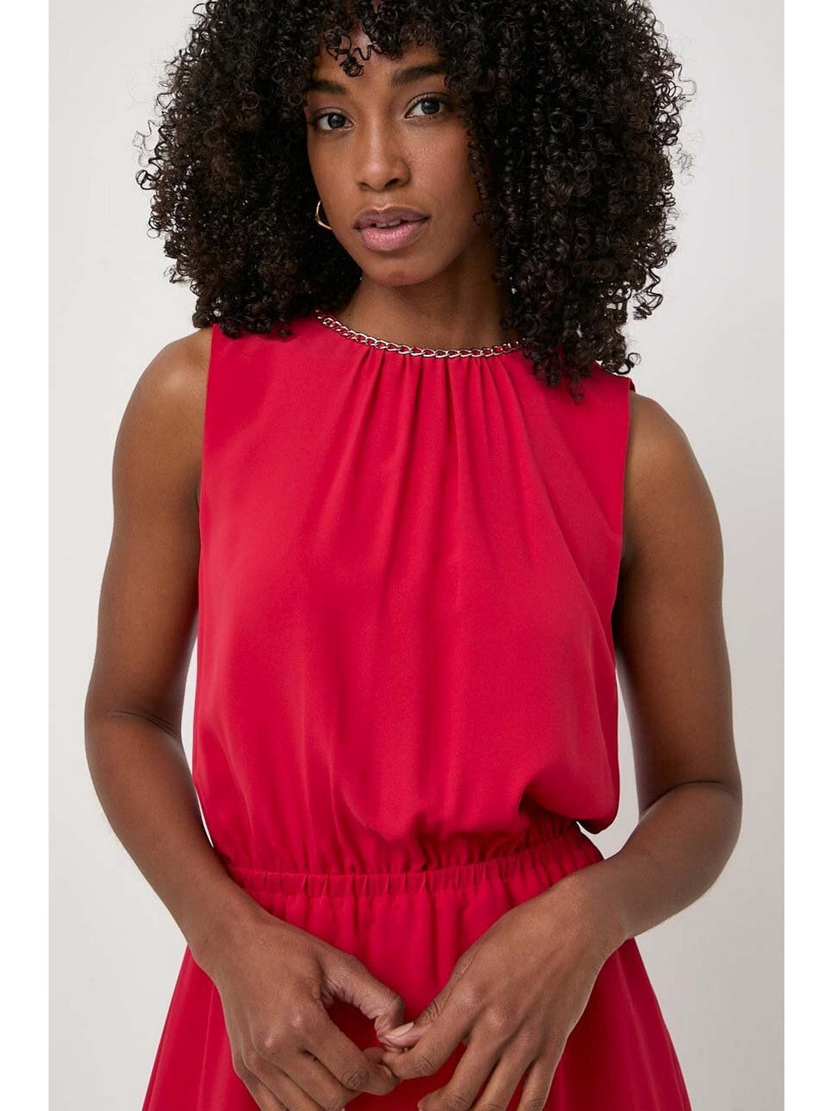 Liu Jo White Woman Dress M4192T4434 81761 Red