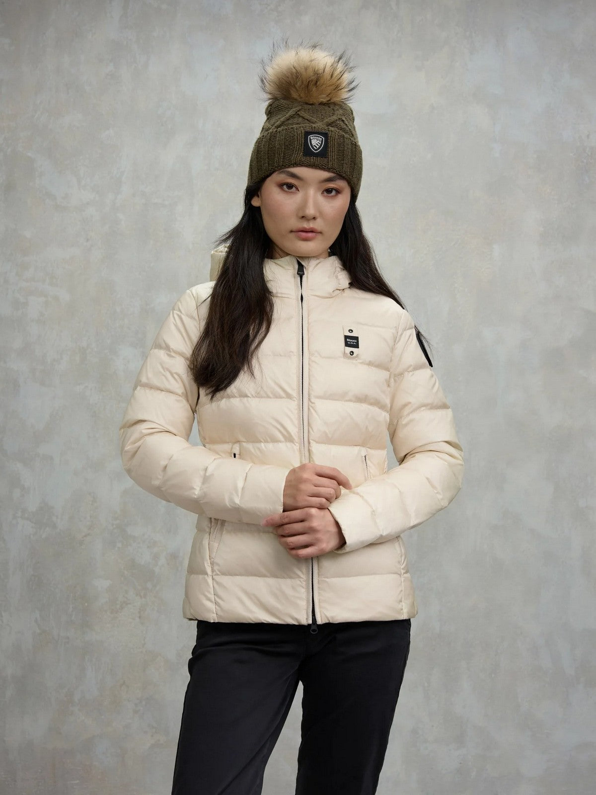 BLAUER Piumino Donna CHARME 25WBLDC03100 006047 907GG GRIGIO MATTINO int. GRIGIO NEBBIA