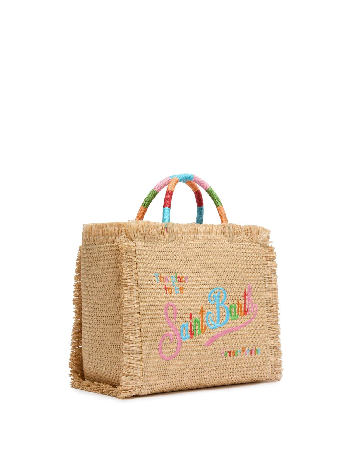 MC2 SAINT BARTH Borsa Donna COLETTE STRAW N 02737L 11 MULTIC EMB gioboutiqueweb
