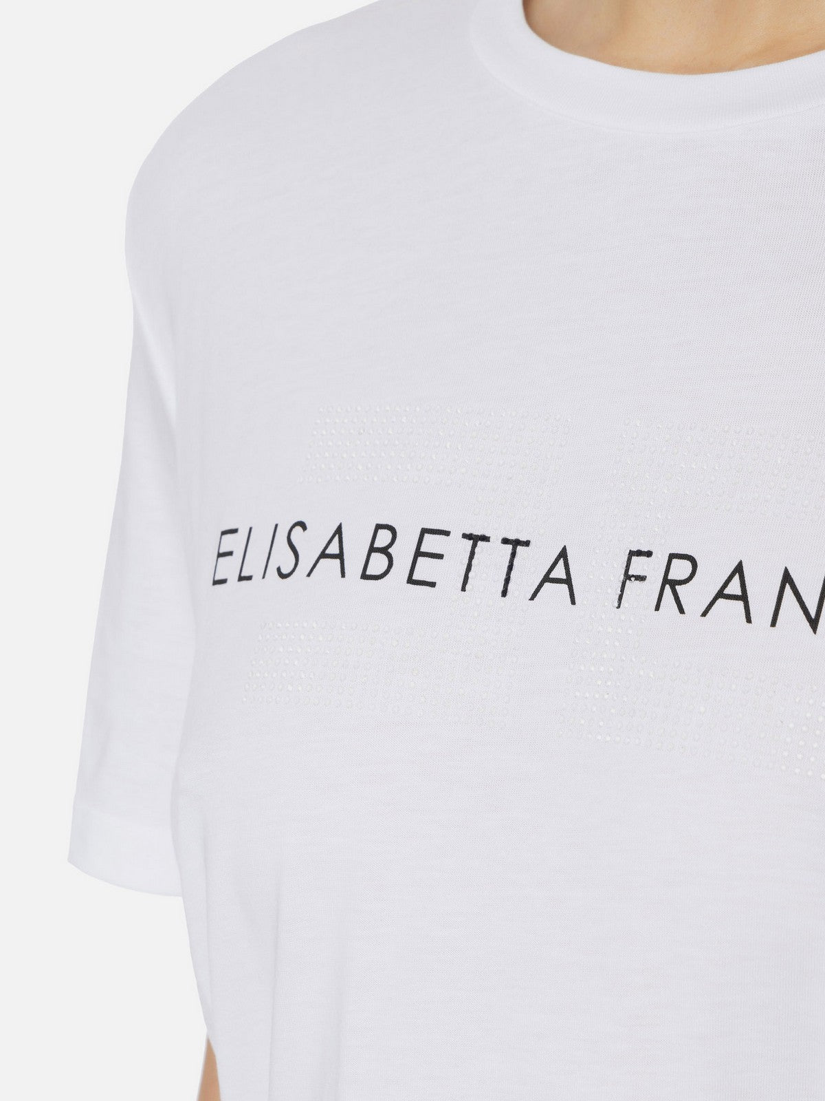 ELISABETTA FRANCHI T-shirt et pole femmes MA00346E2 270 blanc