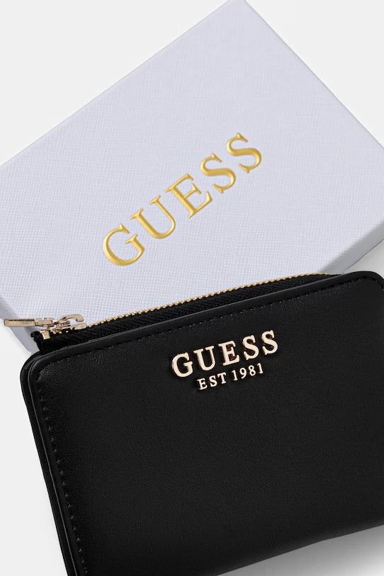 GUESS Portafoglio Donna TALENT SLG ZIP ARND CARD CASE SWNG96 69156 BLA BLACK