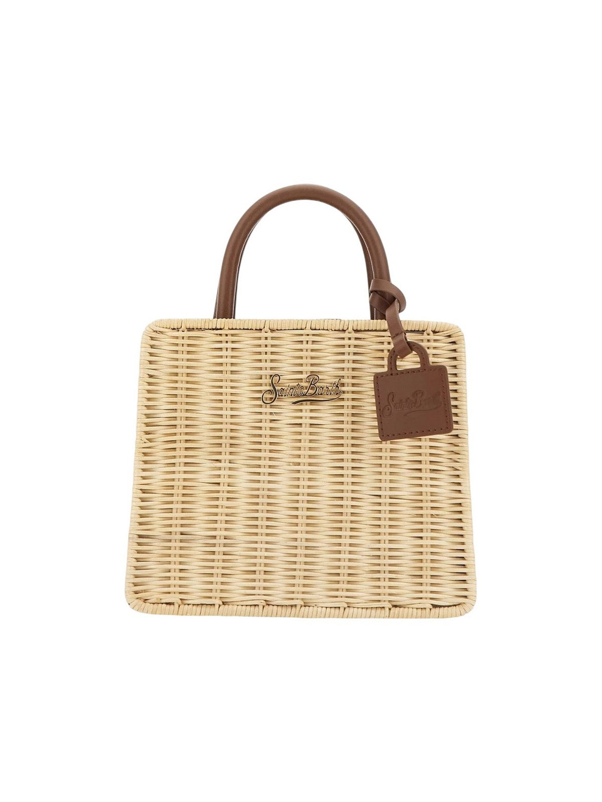 MC2 SAINT BARTH Borsa Donna SHOP BAG MINI 01737L STRAW LEATHER 1119