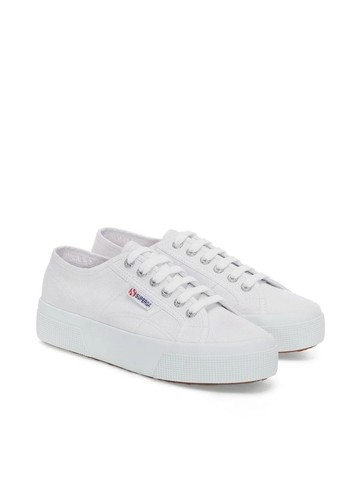 SUPERGA Sneaker Donna 2740 PLATFORM S21384W 901 Bianco gioboutiqueweb