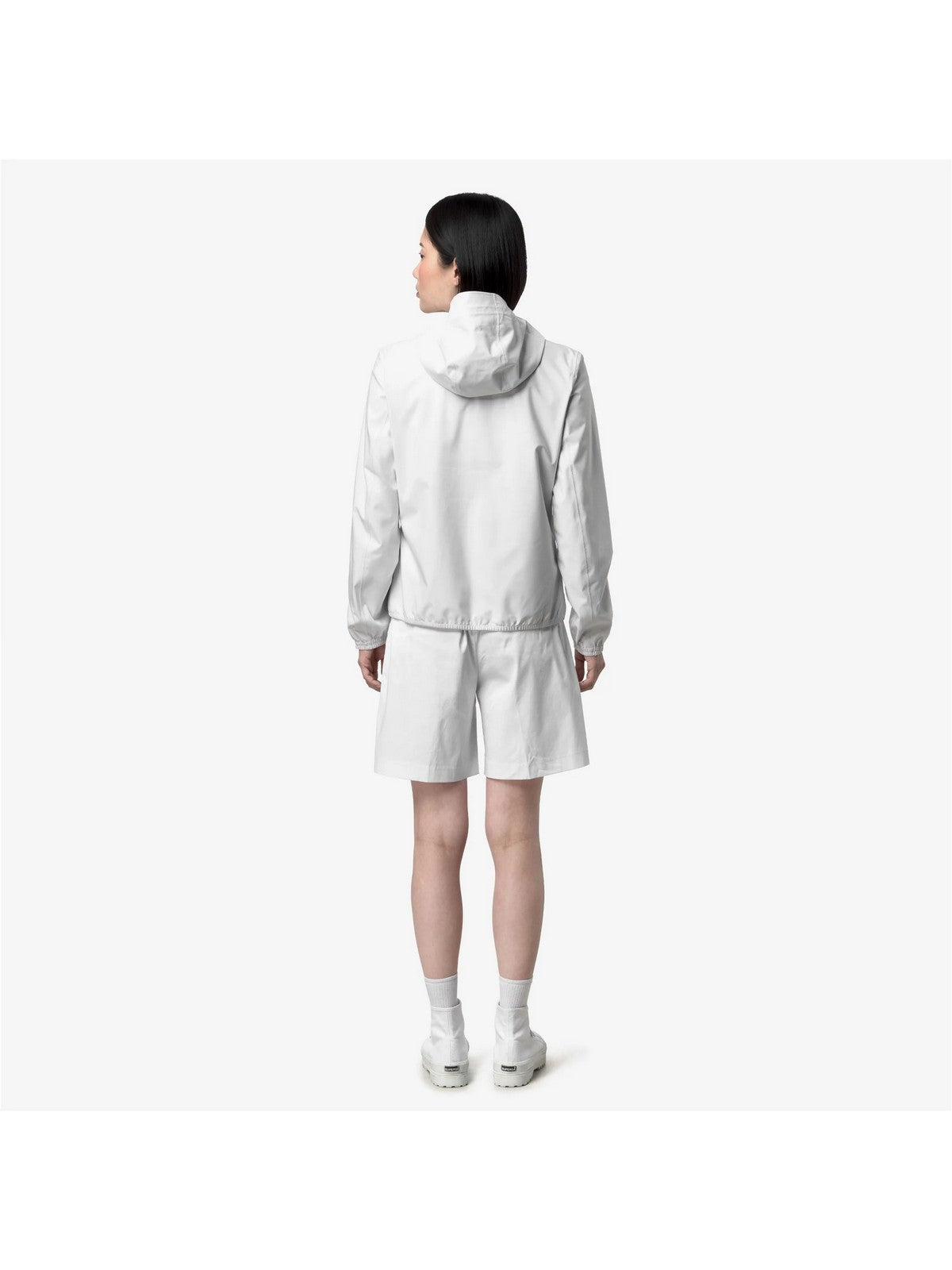 K-WAY Giubbino Donna LIL 2.0 STRETCH DOT K21346W 001 WHITE