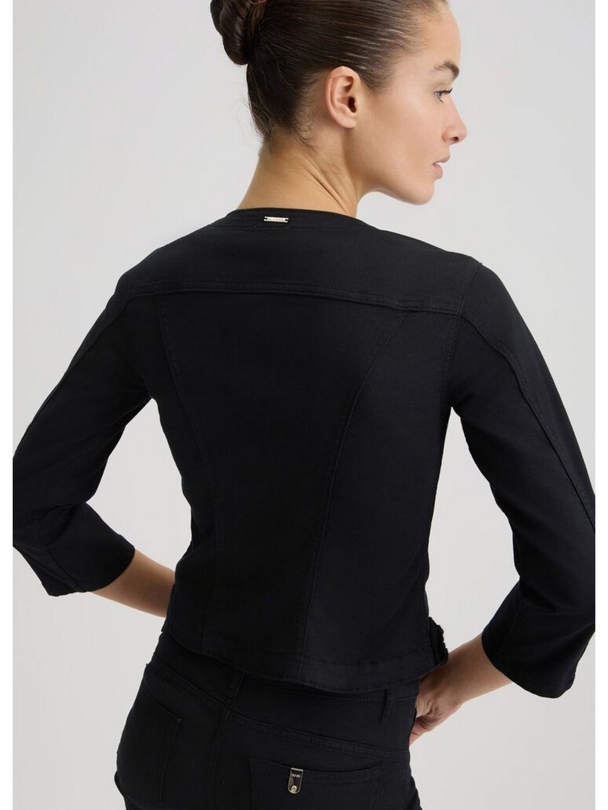 LIU JO WHITE Giacca Donna WA5456T4033 M9639 Nero gioboutiqueweb