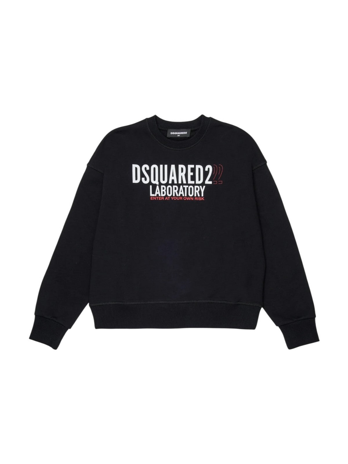 DSQUARED2 Felpa Bambini e ragazzi DQ3006 D0ACC DQ900 BLACK