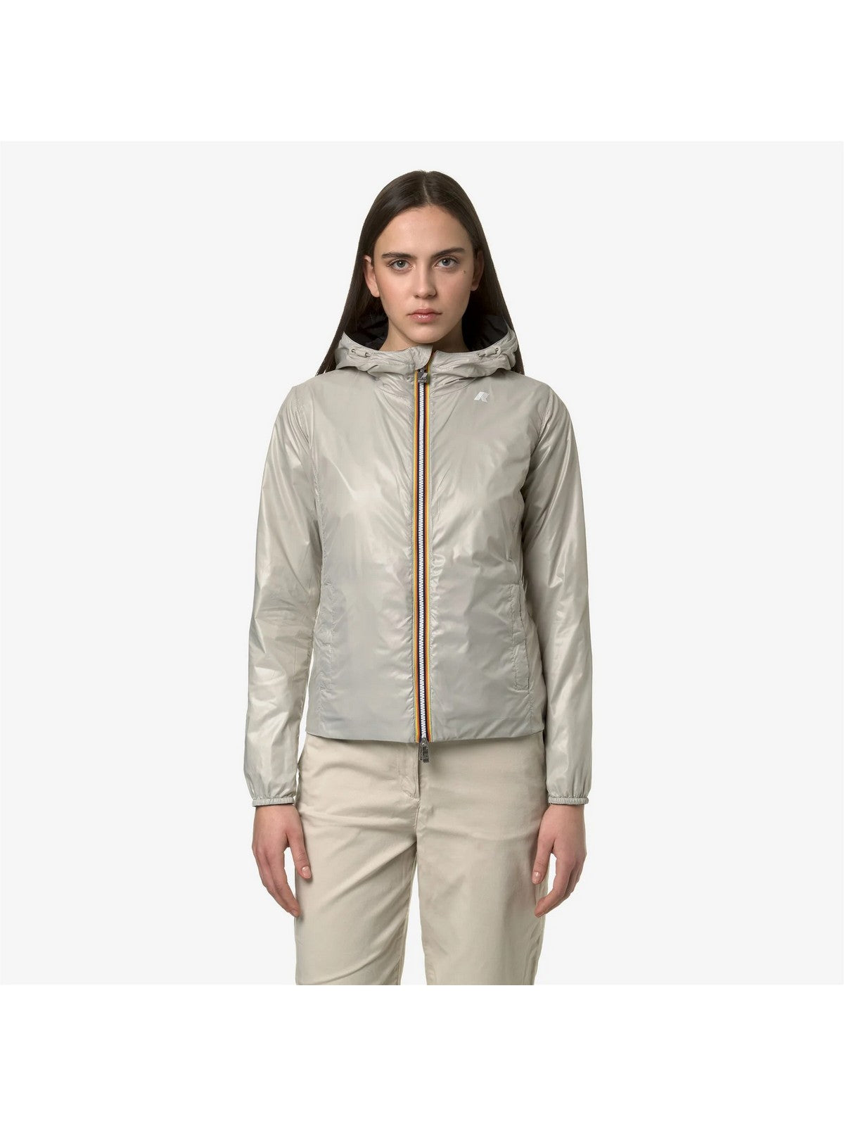 K-WAY Giubbino Donna Lily Eco Plus Double K41317W ALF Nero gioboutiqueweb