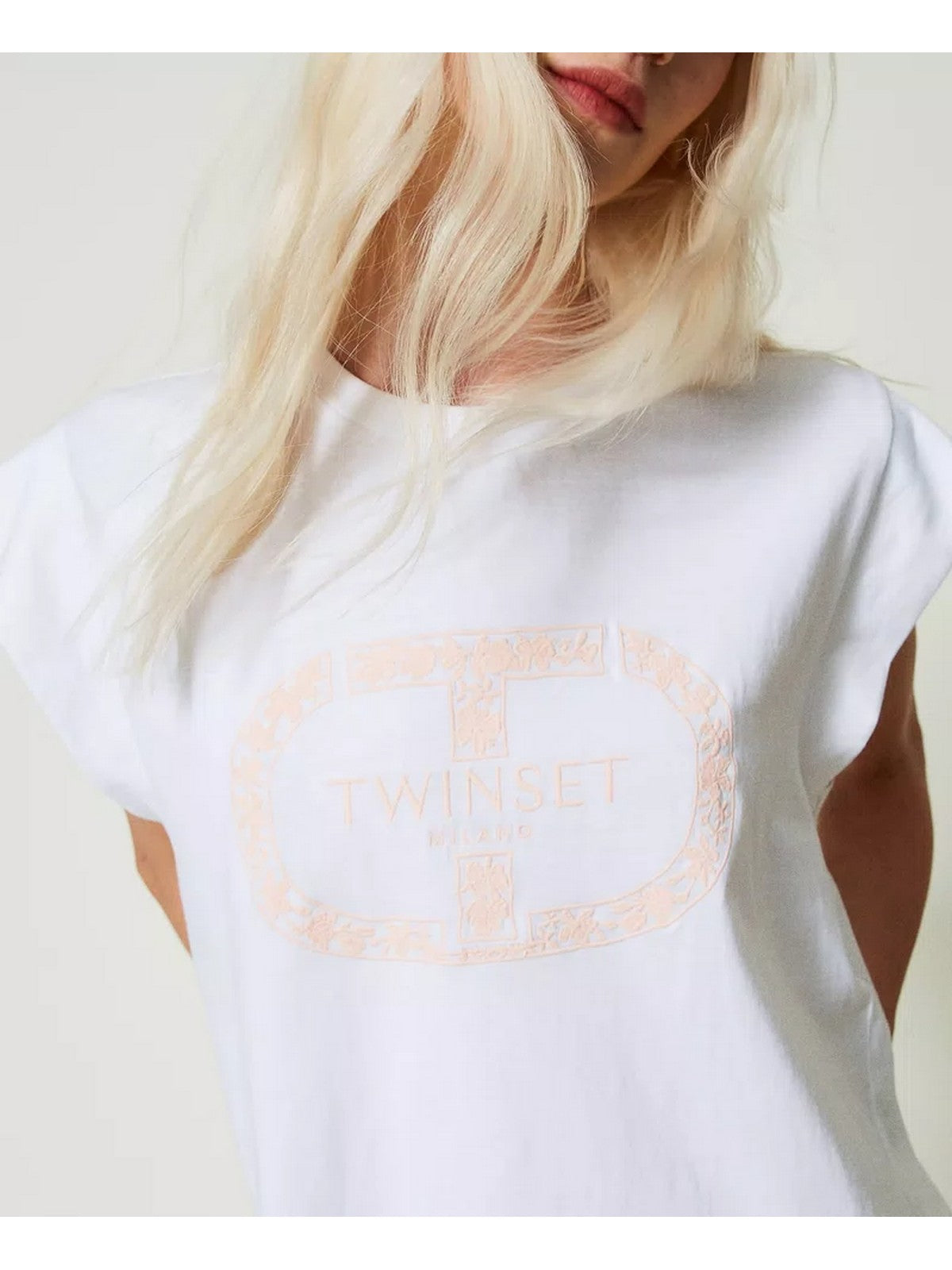 TWINSET T-Shirt e Polo Donna 241TP2213 11467 Bianco gioboutiqueweb