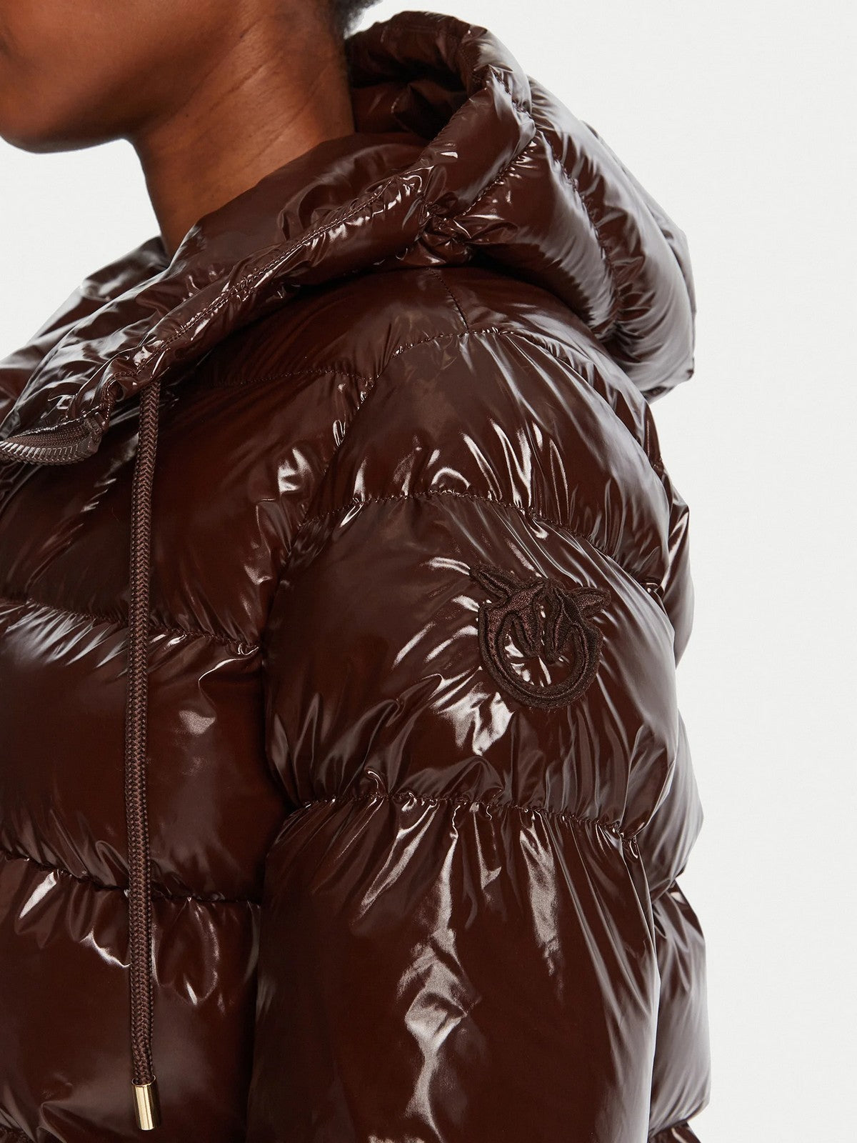 PINKO Piumino Donna ELEODORO CABAN 101597-A2P7 M22 MARRONE-SASSICAIA