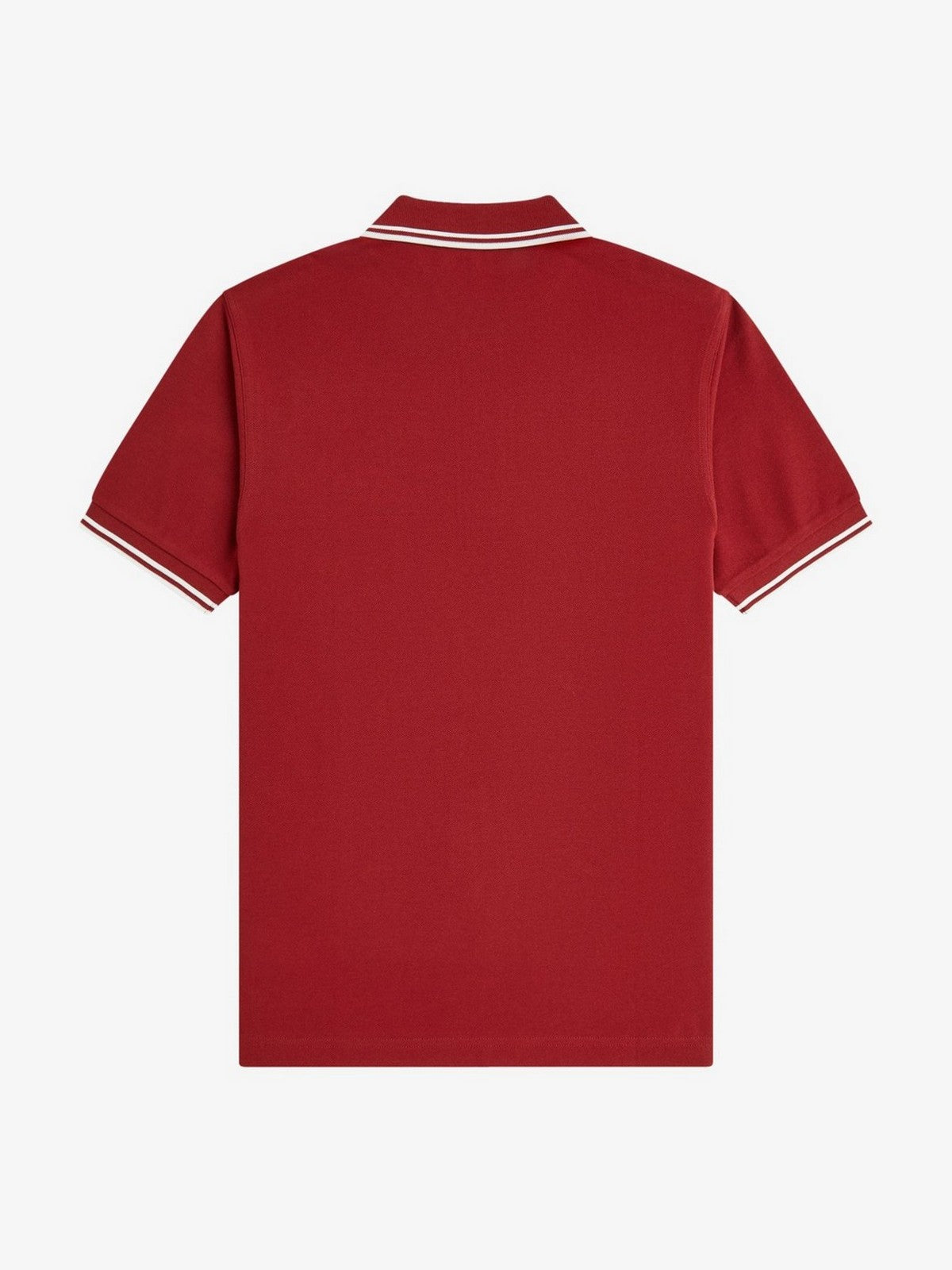 FRED PERRY Polo Uomo FP TWIN TIPPED FRED PERRY SHIRT FP-M3600P-57 07B BURNTRED/SNWHT