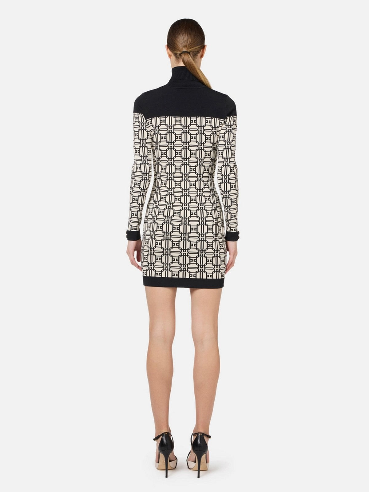 ELISABETTA FRANCHI Abito Donna AM30B47E2 E84 Bianco