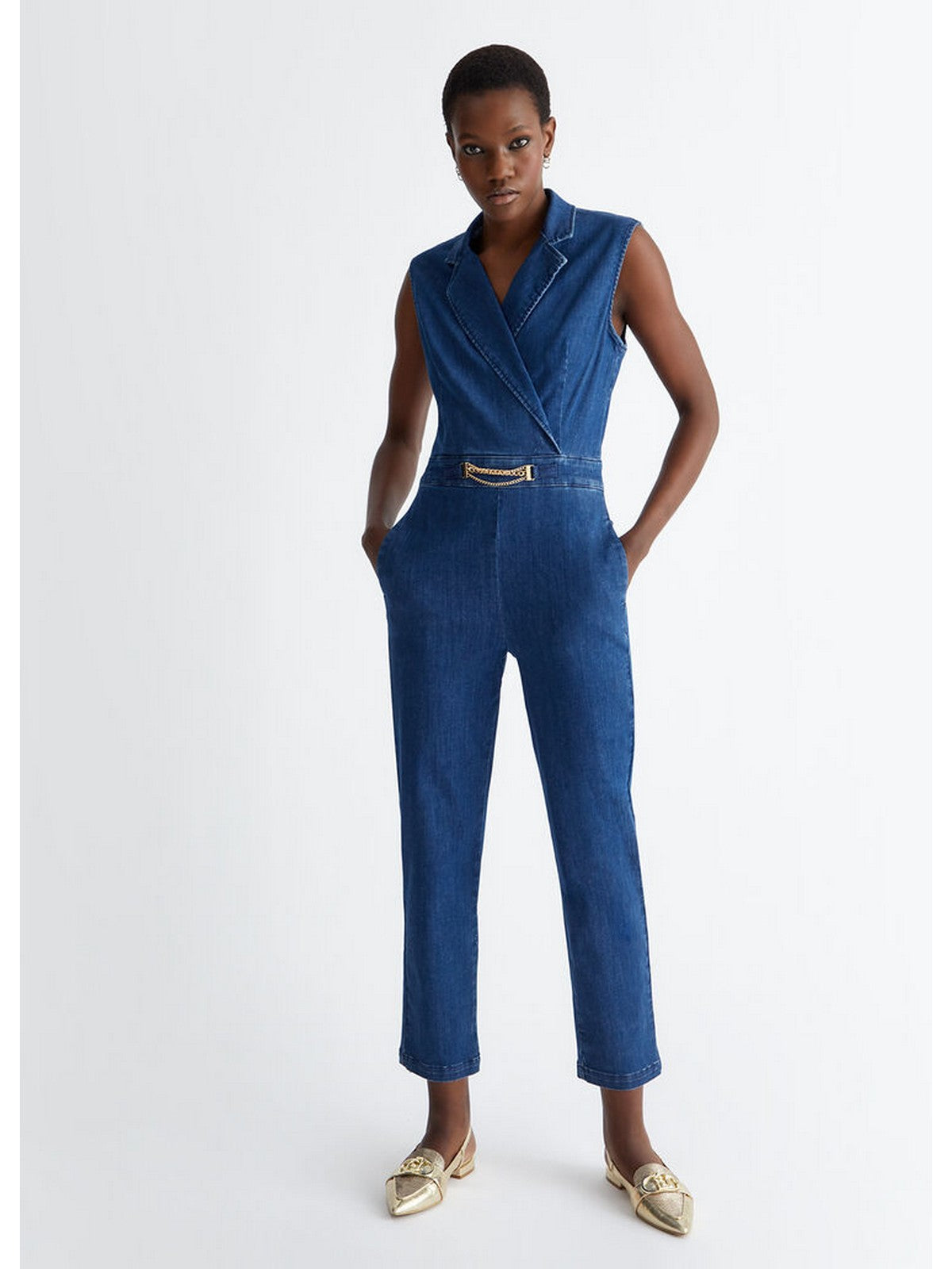 Liu Jo Blue Denim Woman Dress UA4106D4611 78193 Blue