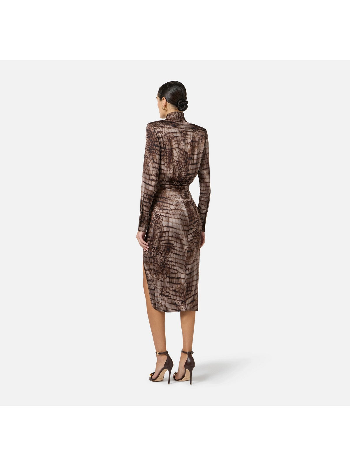 ELISABETTA FRANCHI Abito Donna AB89261E2 644 CACAO