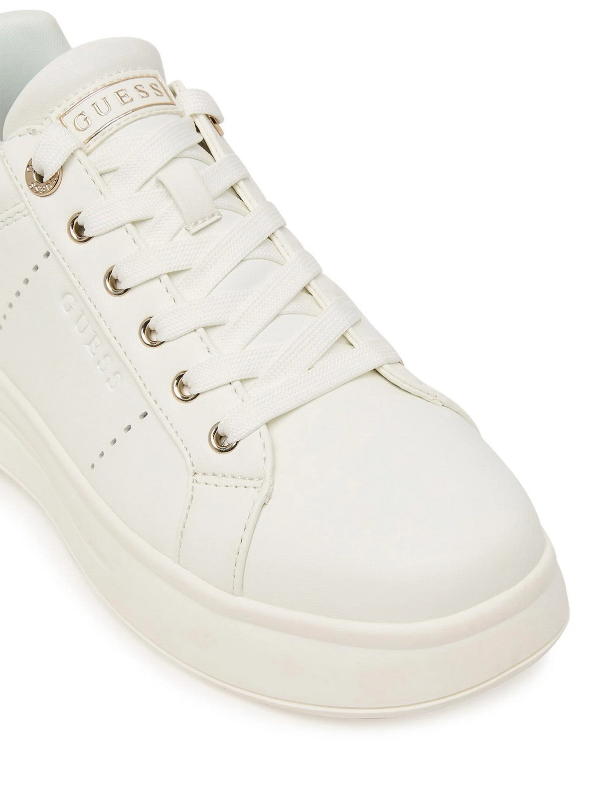 GUESS Sneaker Donna WESLI FLPWES ELE12 WHIGO WHITE GOLD