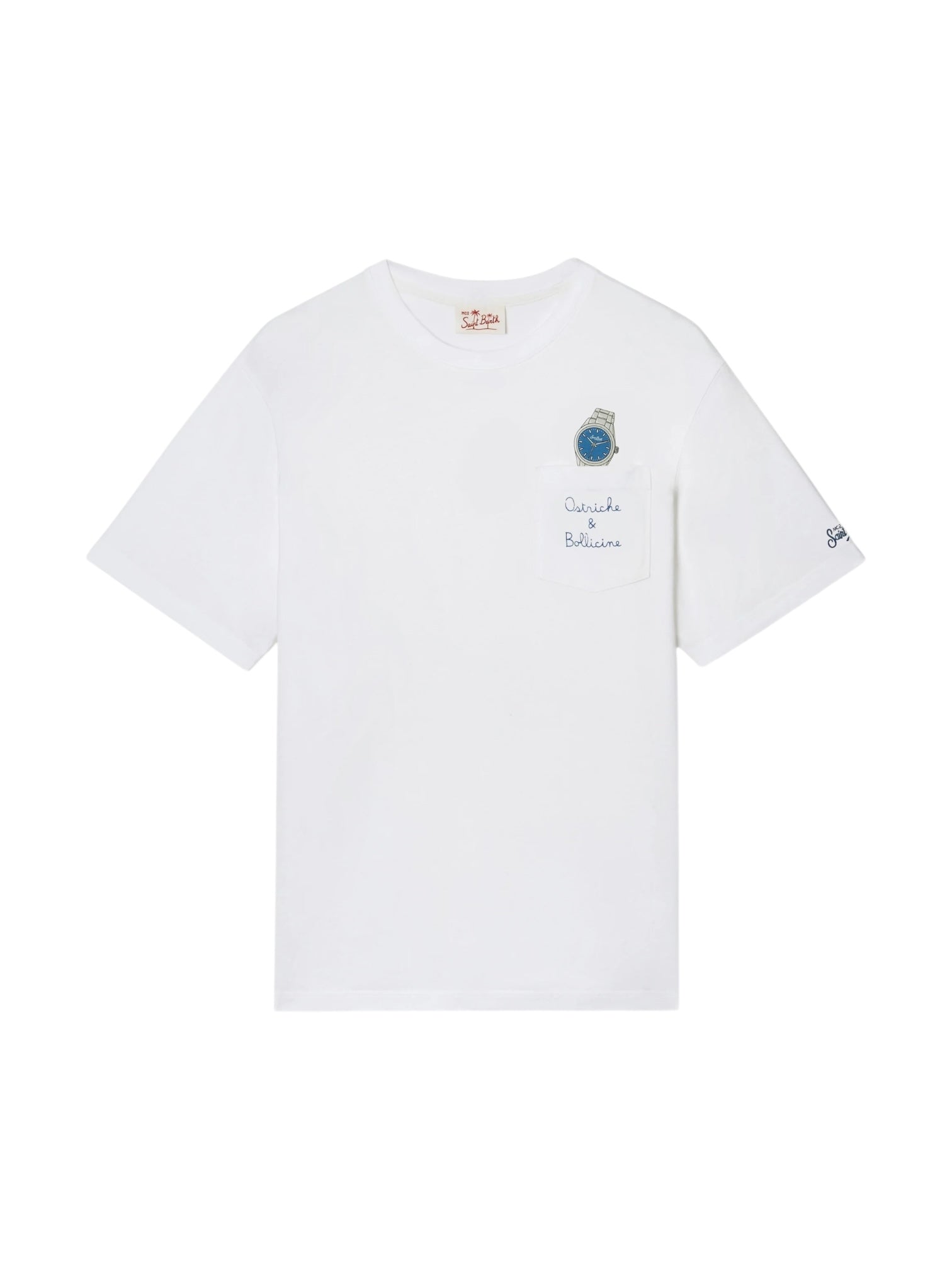 MC2 SAINT BARTH T-shirt Uomo AUSTIN 04294L OSTRICHE BOLLICINE 01N EMB