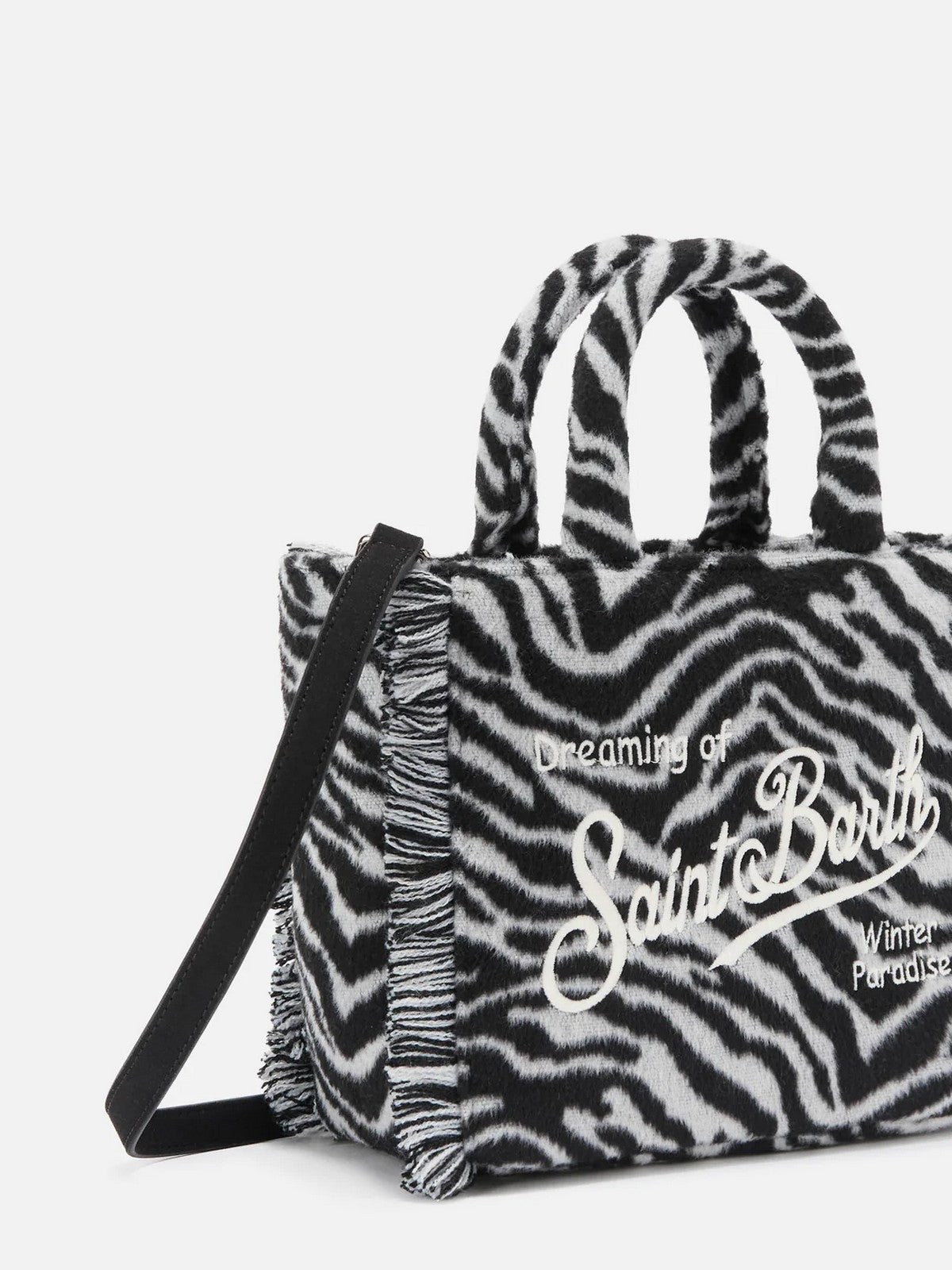 MC2 SAINT BARTH Borsa Donna VANITY MINI FELT 00269I ZEBRA 00 EMB