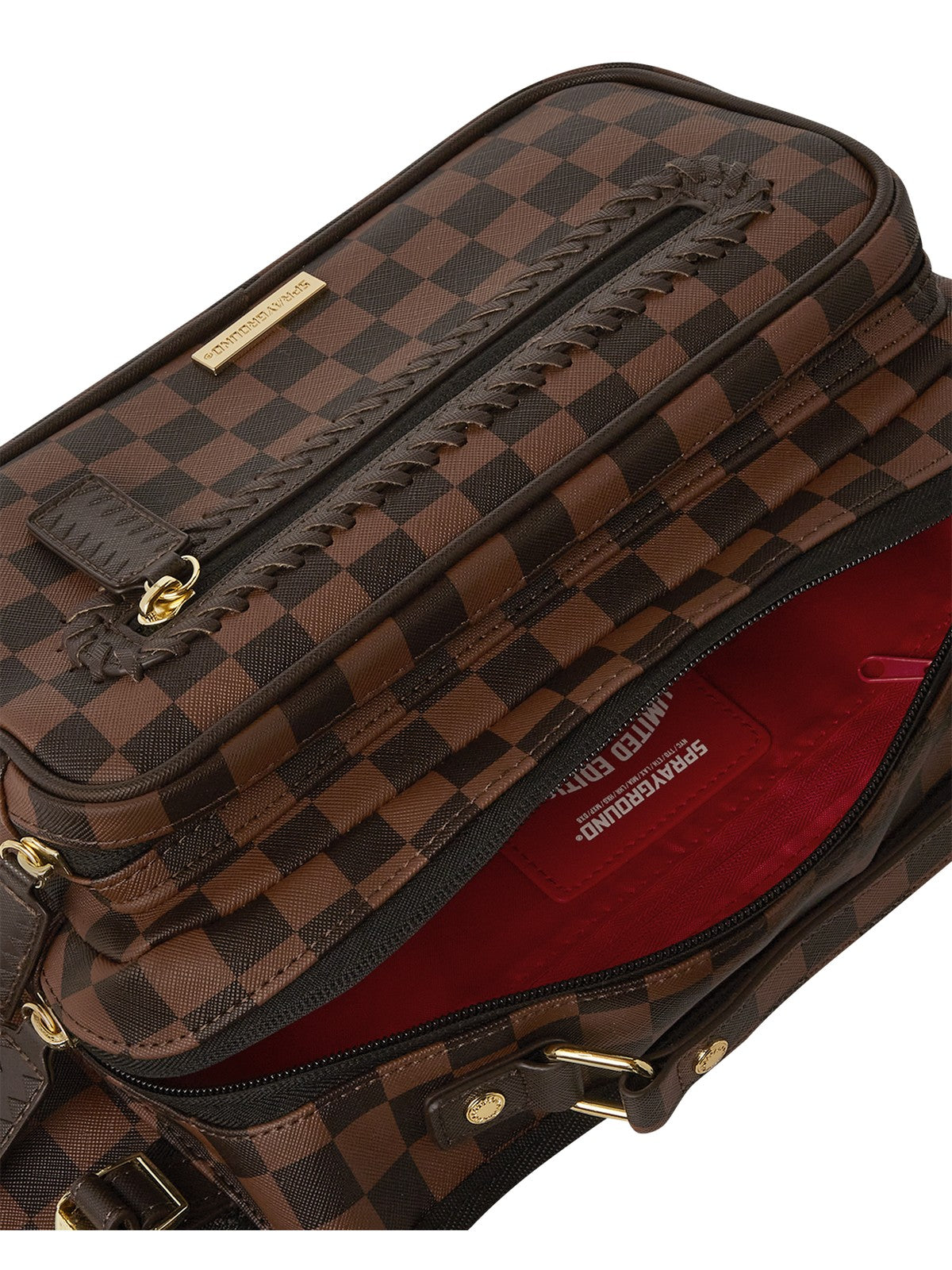 SPRAYGROUND CORE CHECK CHICK CHECK CROSSOBSBOY 910B6834NSZ MARRO