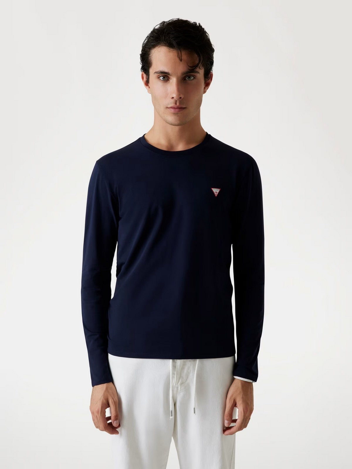 GUESS T-shirt Uomo CN LS CORE TEE M2YI28 J1314 G7V2 SMART BLUE