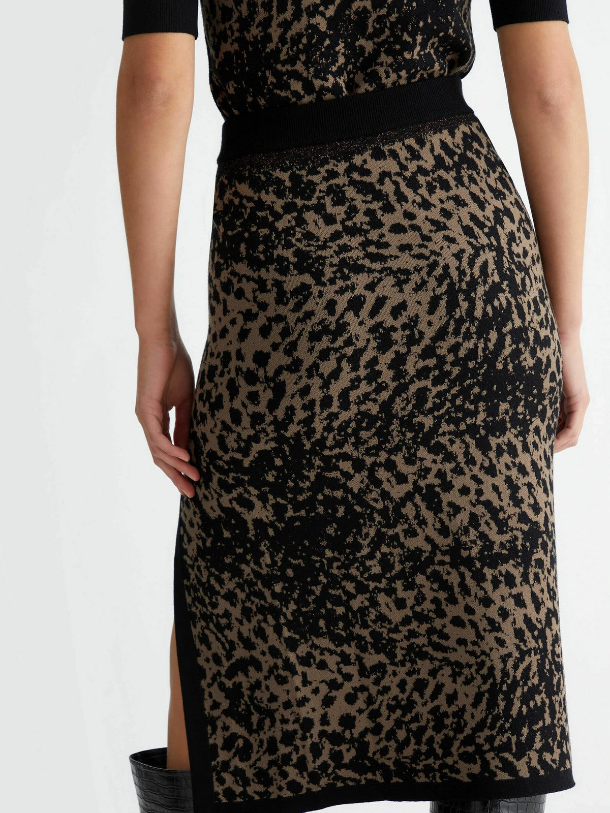 LIU JO BLACK Gonna Donna CF4430MA95H N9851 Marrone gioboutiqueweb