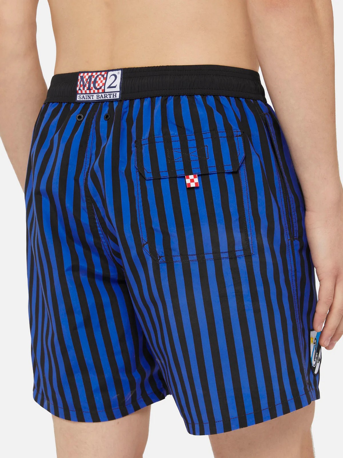 MC2 SAINT BARTH Costume da bagno Uomo GUSTAVIA 07457L INTER STRIPES 61 PT