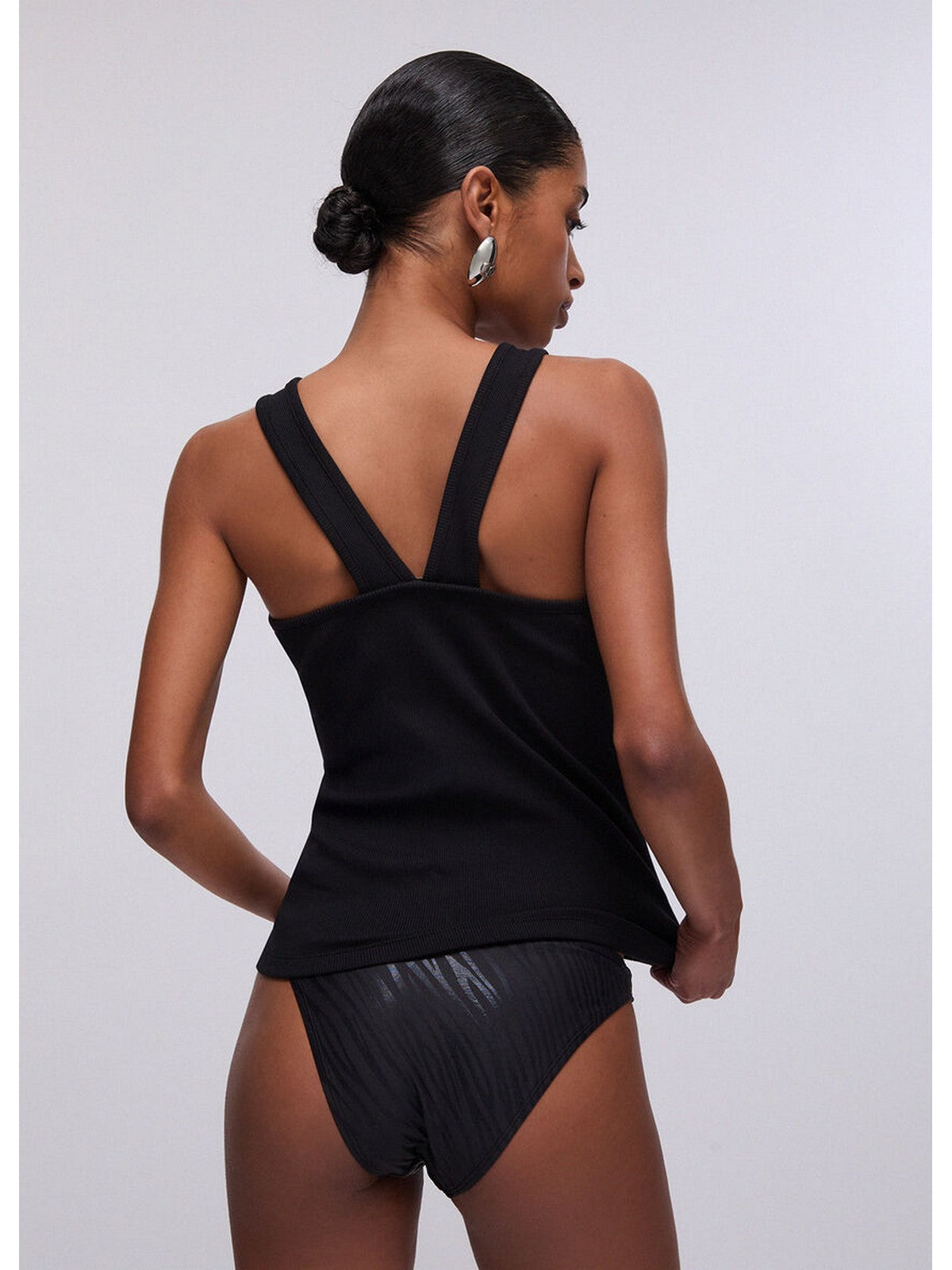 LIU JO BEACHWEAR Top Donna VA6122J4822 22222 Nero gioboutiqueweb