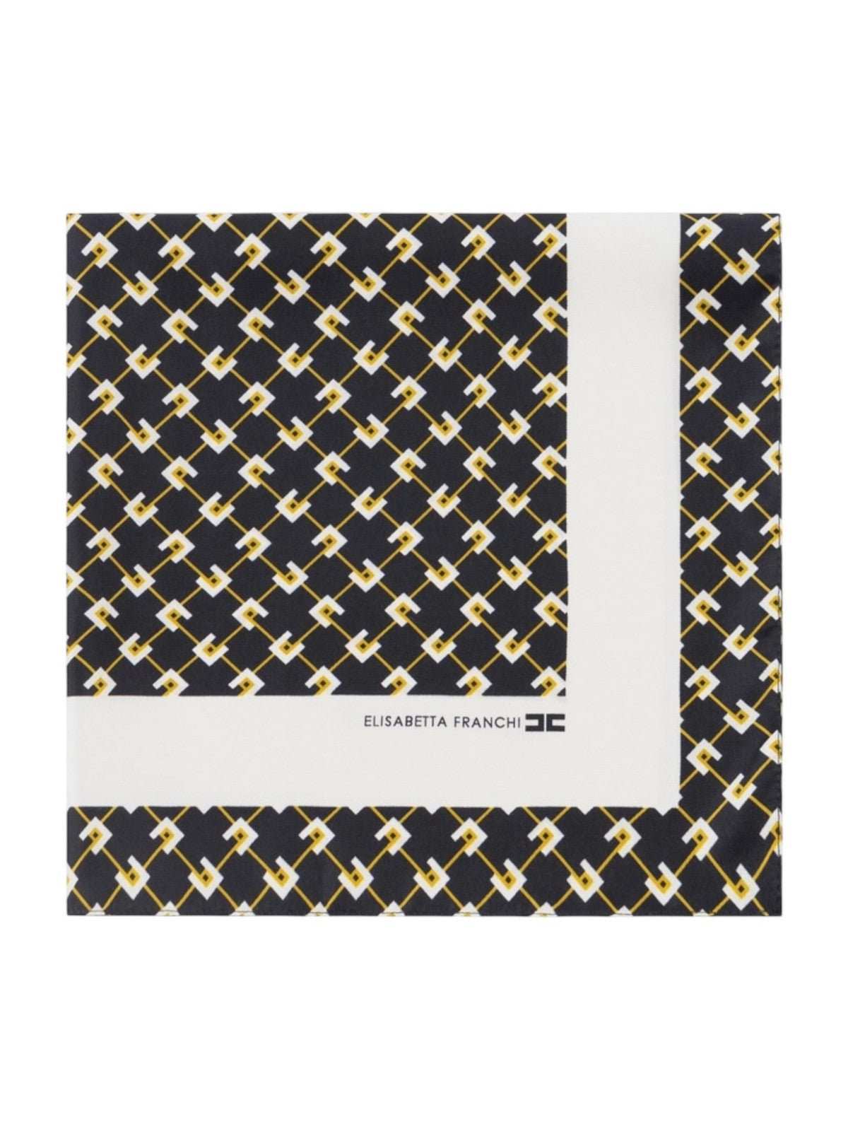 ELISABETTA FRANCHI Foulard Donna FO05F51E2-DJ5 Nero gioboutiqueweb
