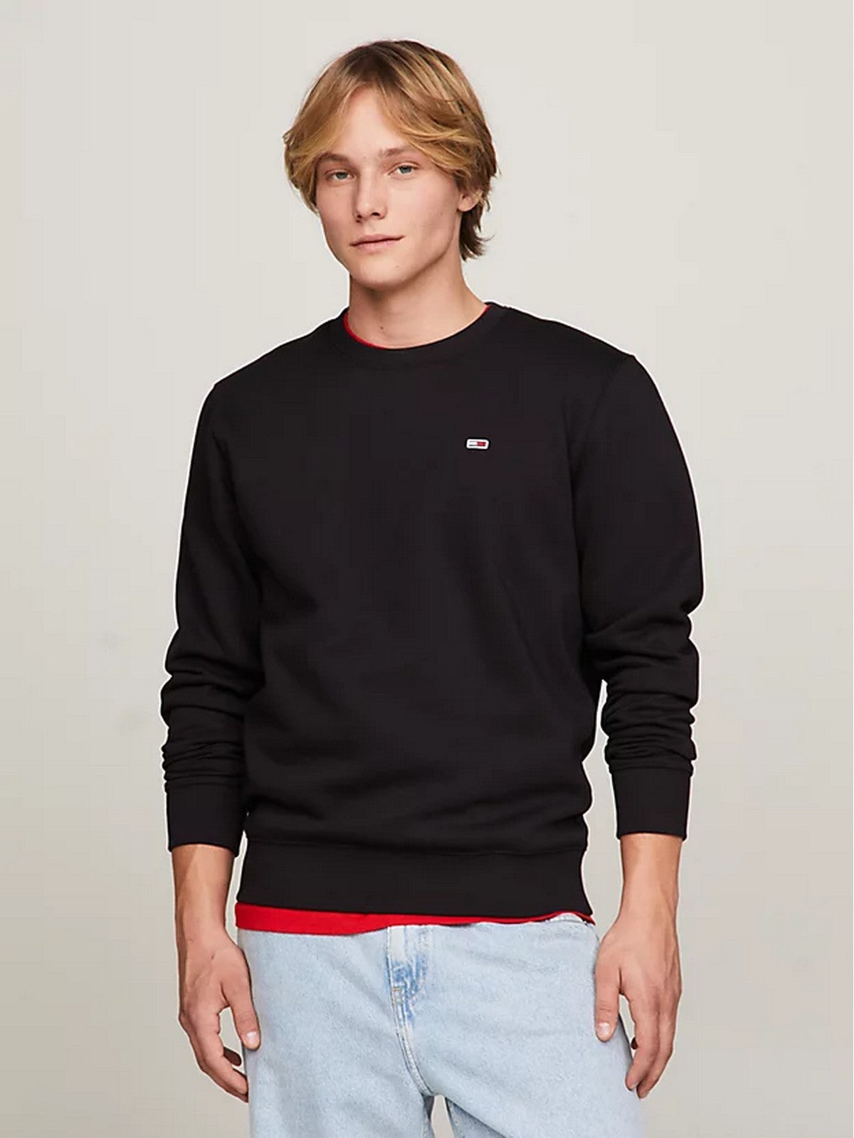 Sudadera para hombres de Tommy Hilfiger DM0DM09591 BDS NEGRO